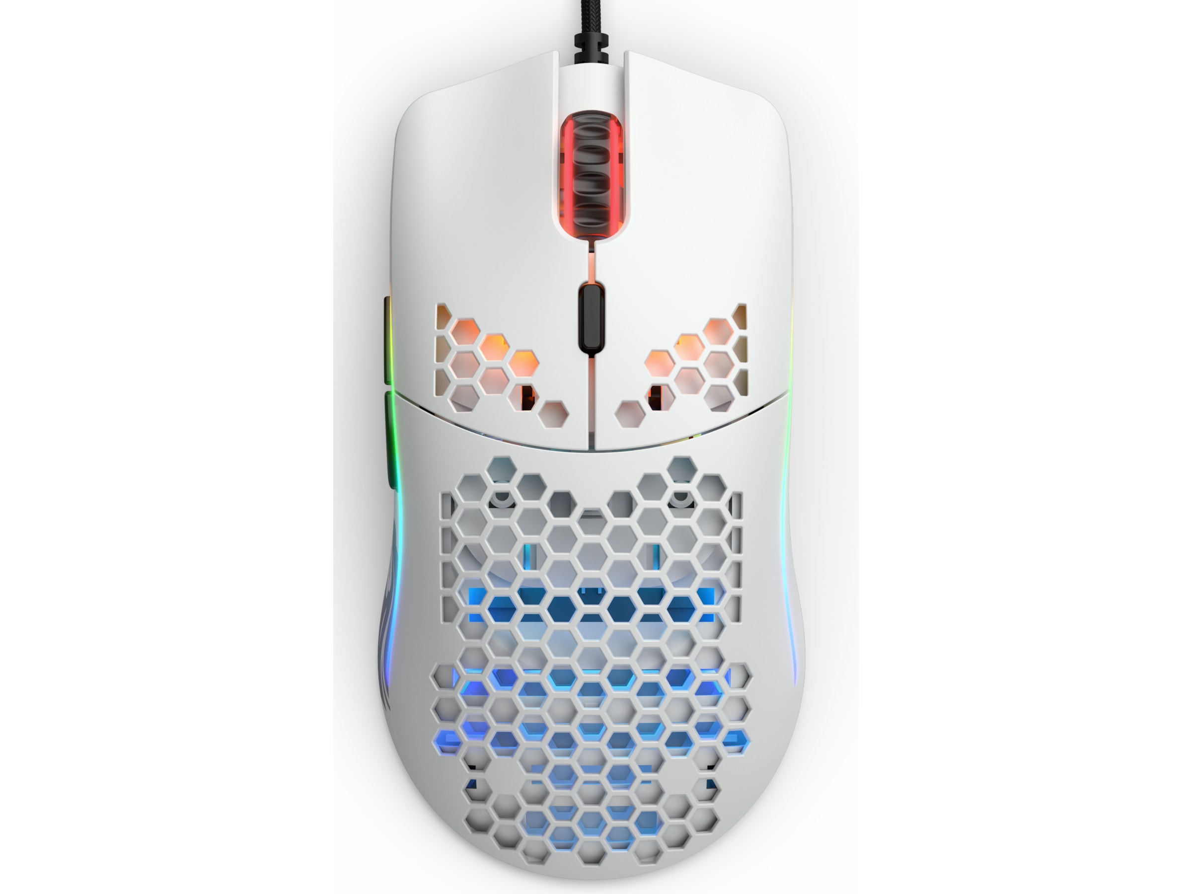 Glorious Model O Gamingmus (matt hvit) Gamingmus