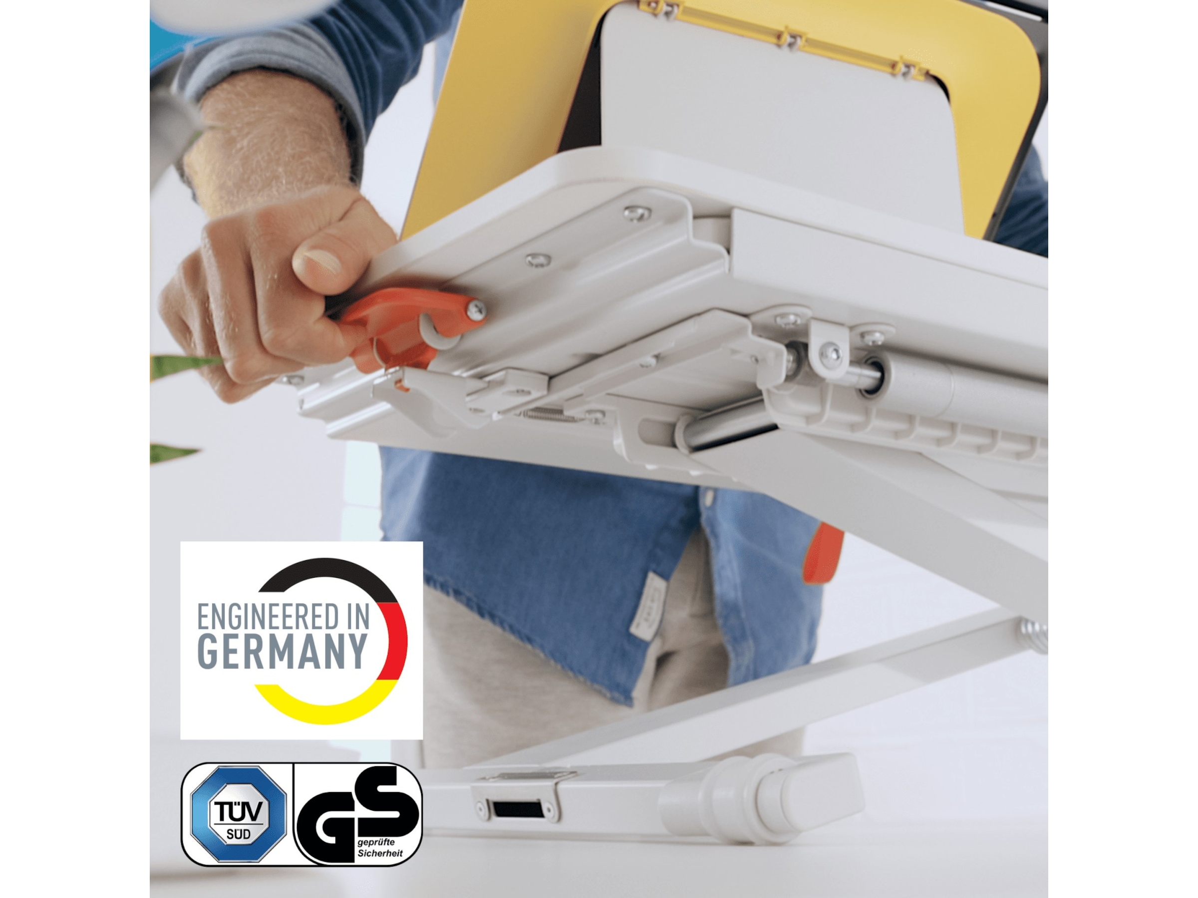 Leitz Ergo Cosy Justerbart PC bord m/plate (hvit) Laptopstand