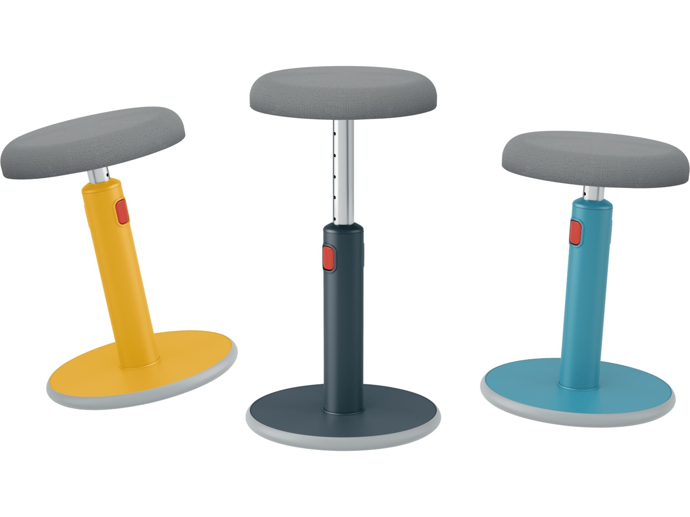 Leitz Ergo Cosy Active Sit Stand Balansestol (grå) Kontorstoler