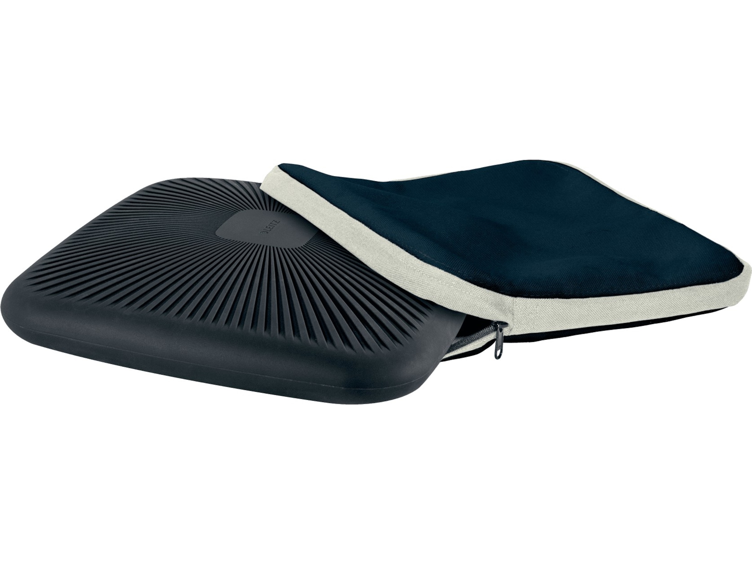 Leitz Active Wobble Sittepute med trekk (mørk grå) Sittepute