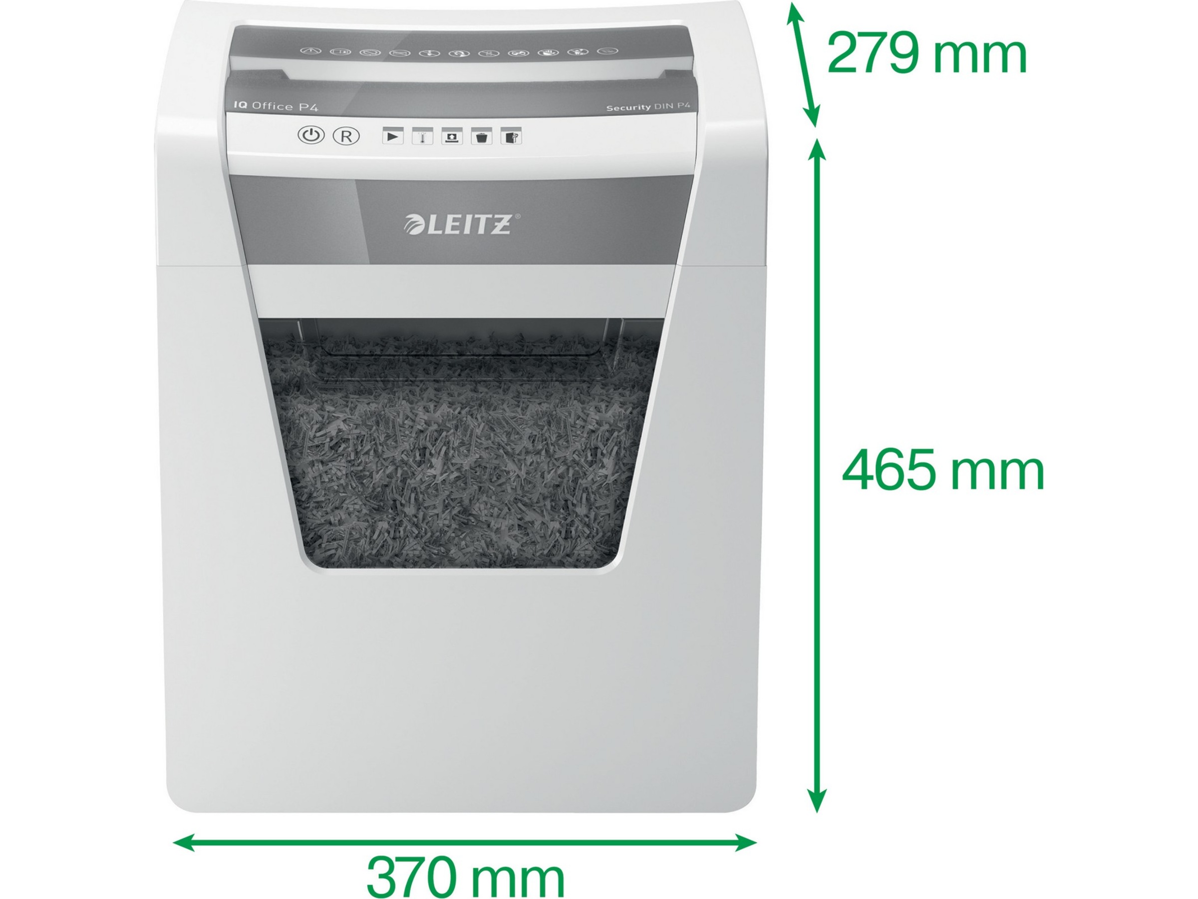 Leitz makuleringsmaskin IQ Office P4 Makuleringsmaskiner