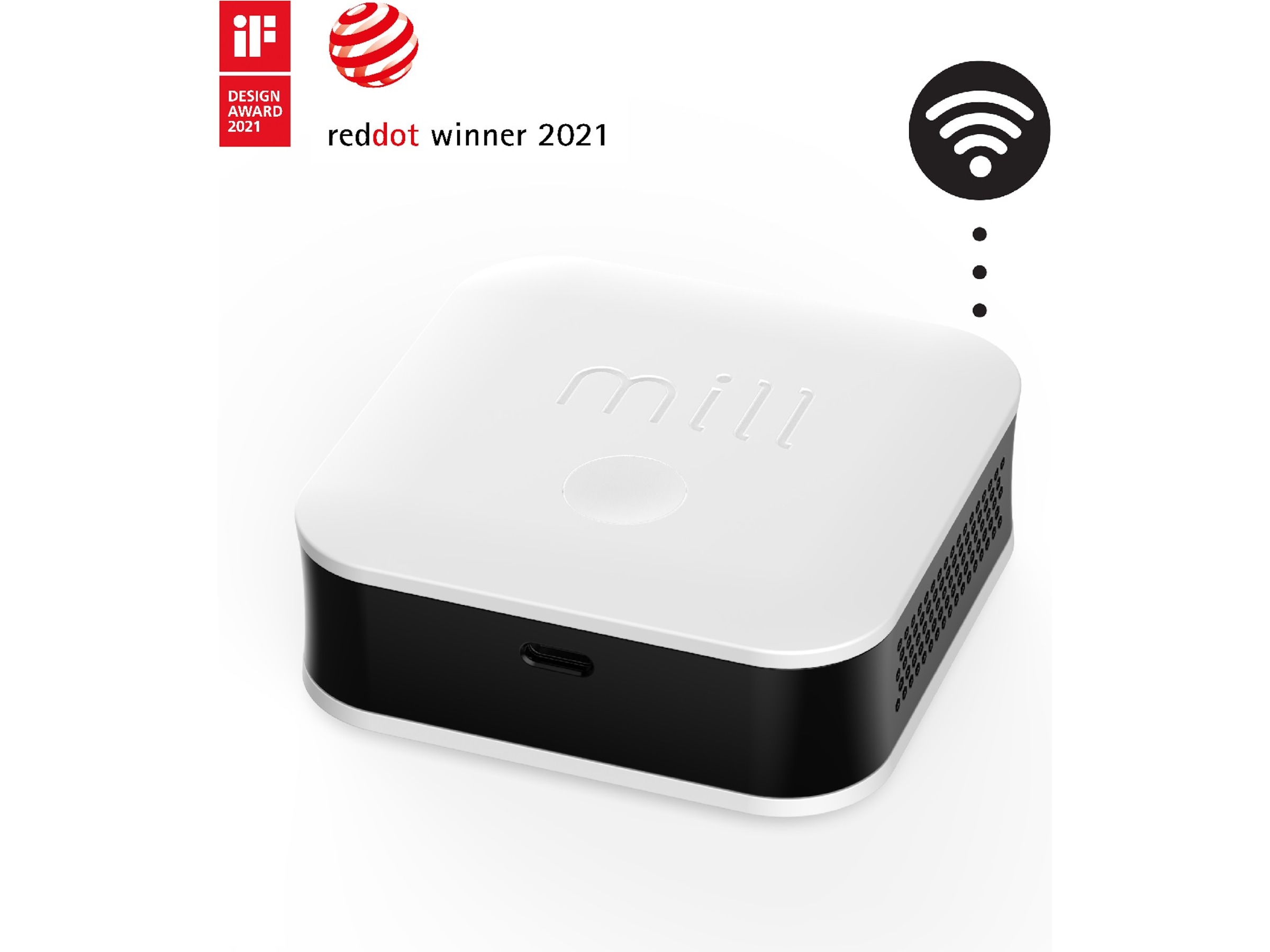 Mill Sense inneklimasensor (hvit) Luftkvalitetsmålere