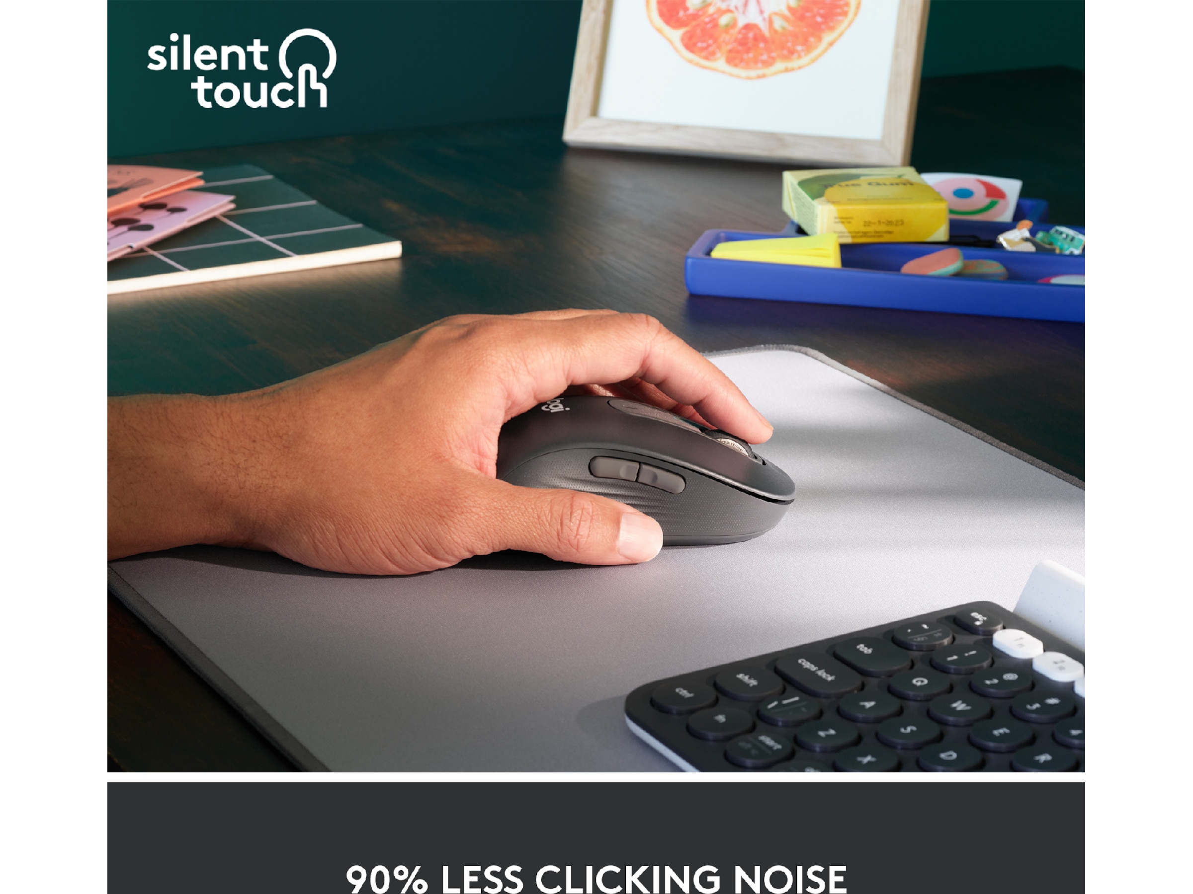 Logitech Signature M650 Large trådløs mus (grafittgrå) Mus