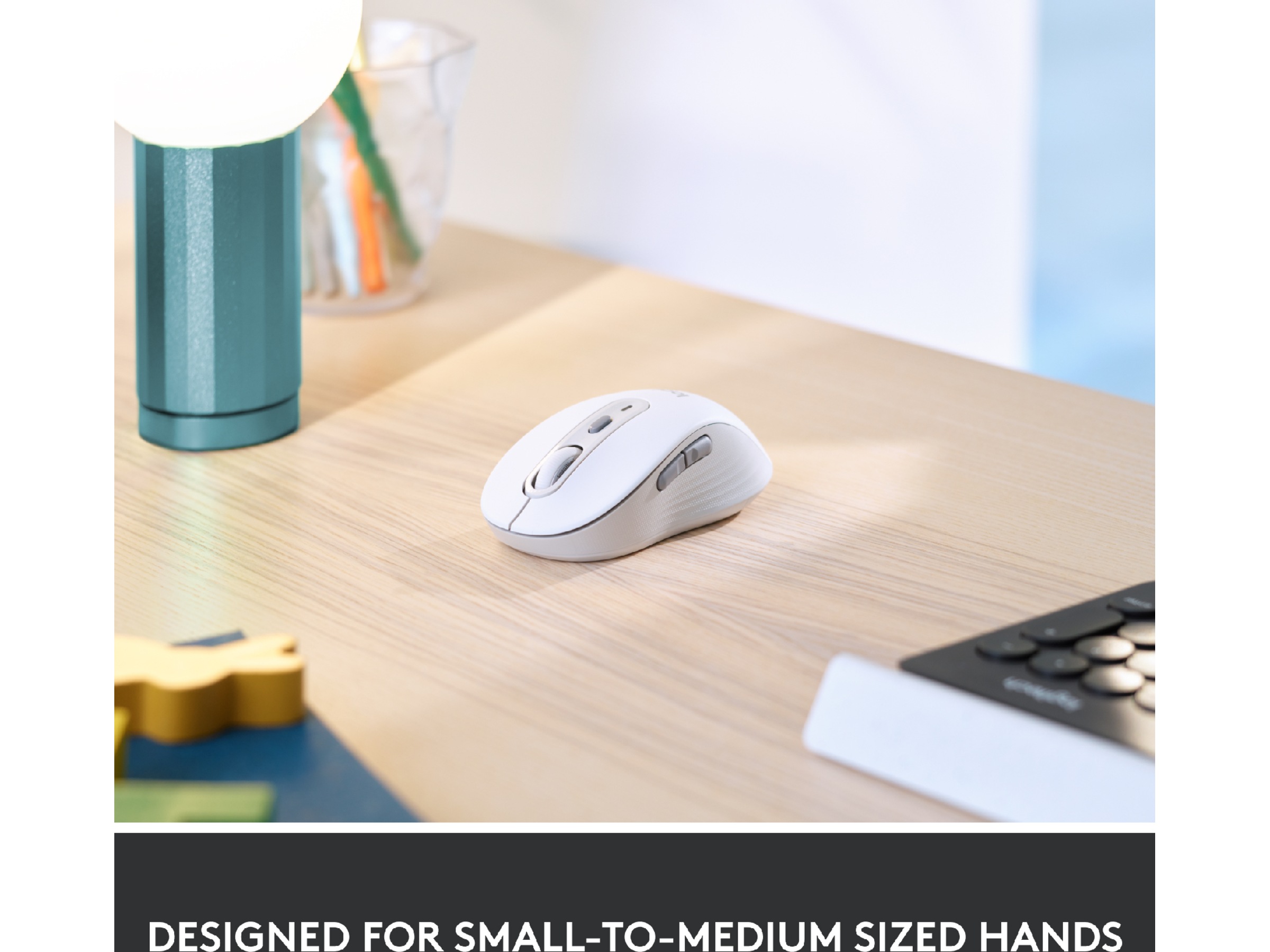 Logitech Signature M650 Medium trådløs mus Offwhite Mus