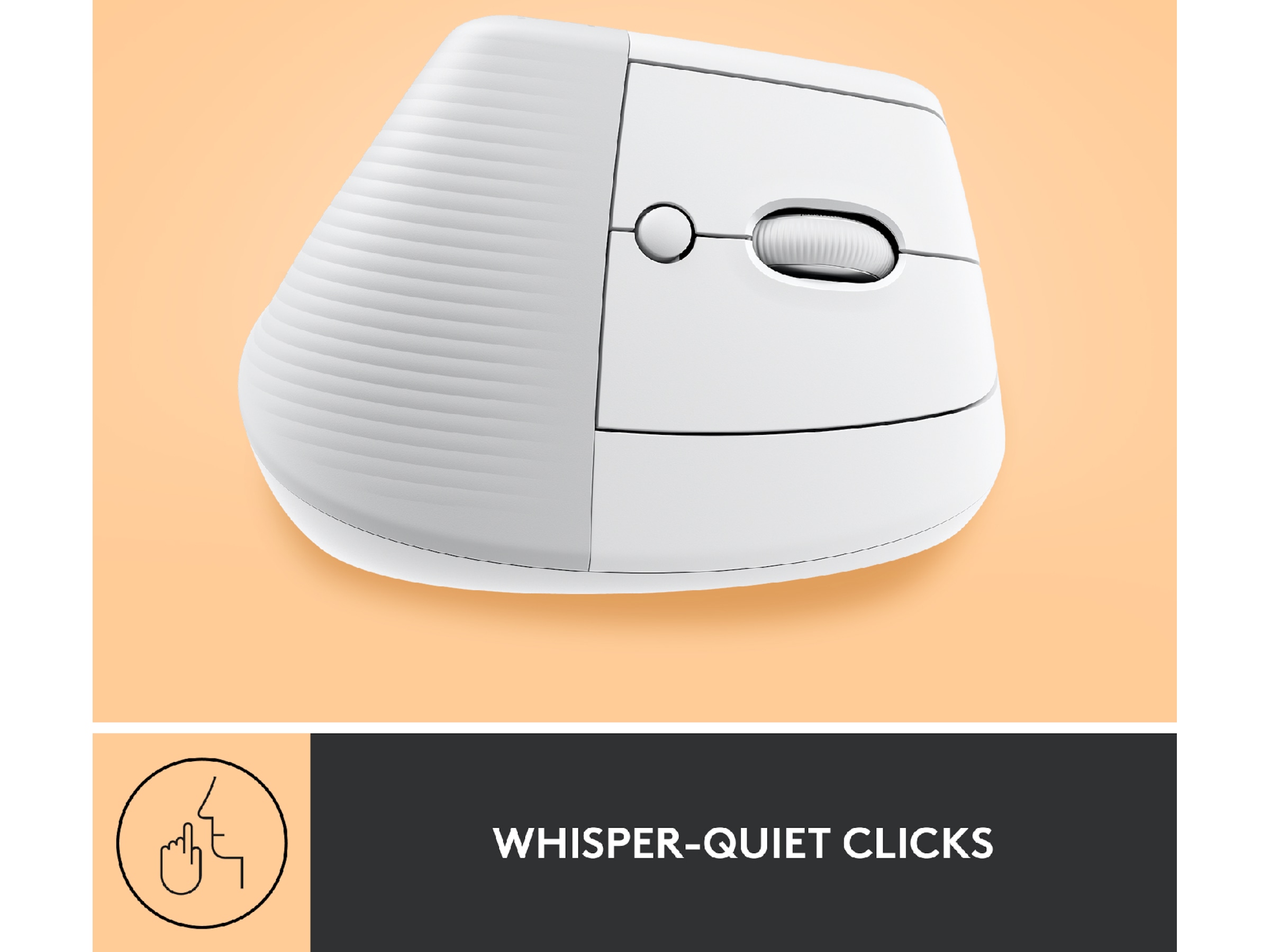 Logitech Lift Vertikal mus (off-white) Mus