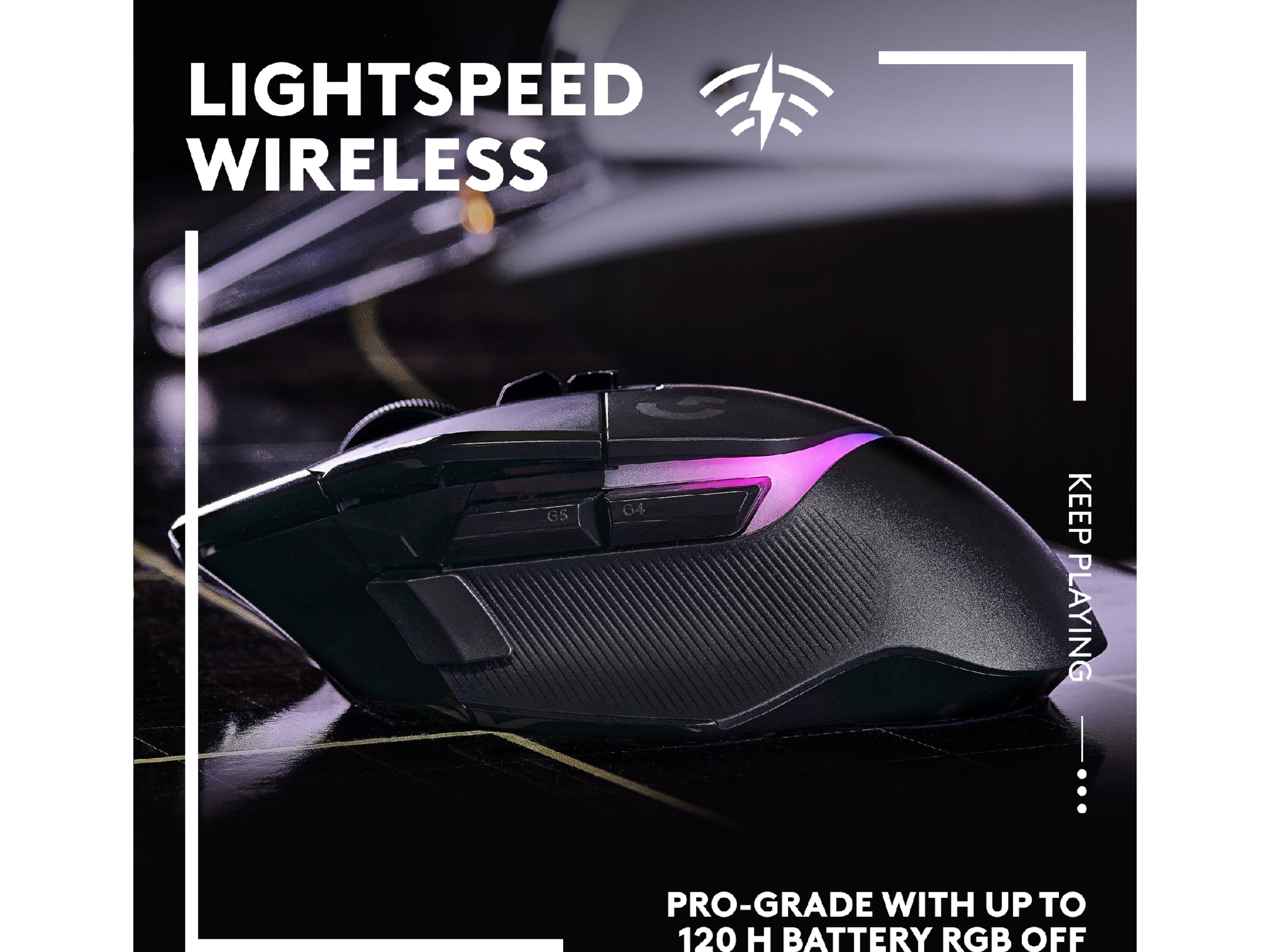 Logitech G502 X Plus Gamingmus (sort) Gamingmus