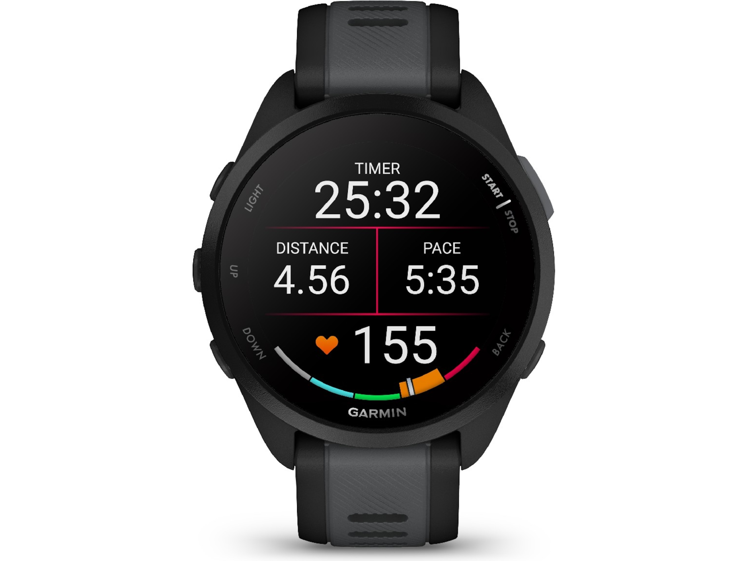 Garmin Forerunner 165 43mm GPS (black/slate gray) Smartklokker