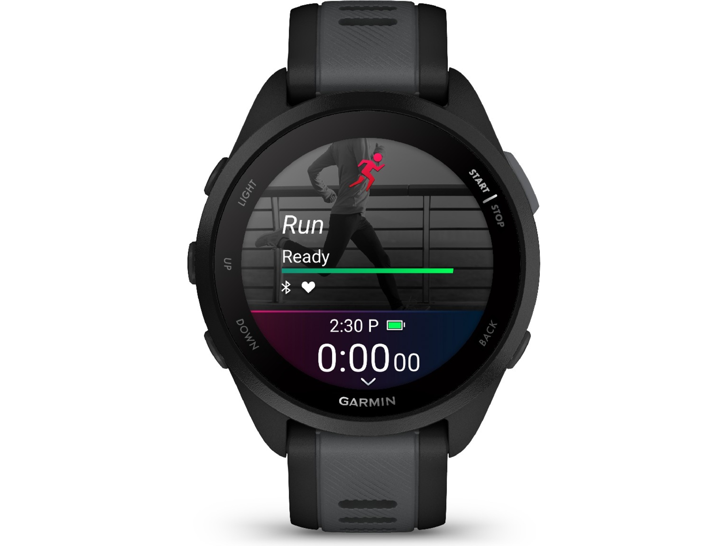 Garmin Forerunner 165 43mm GPS (black/slate gray) Smartklokker