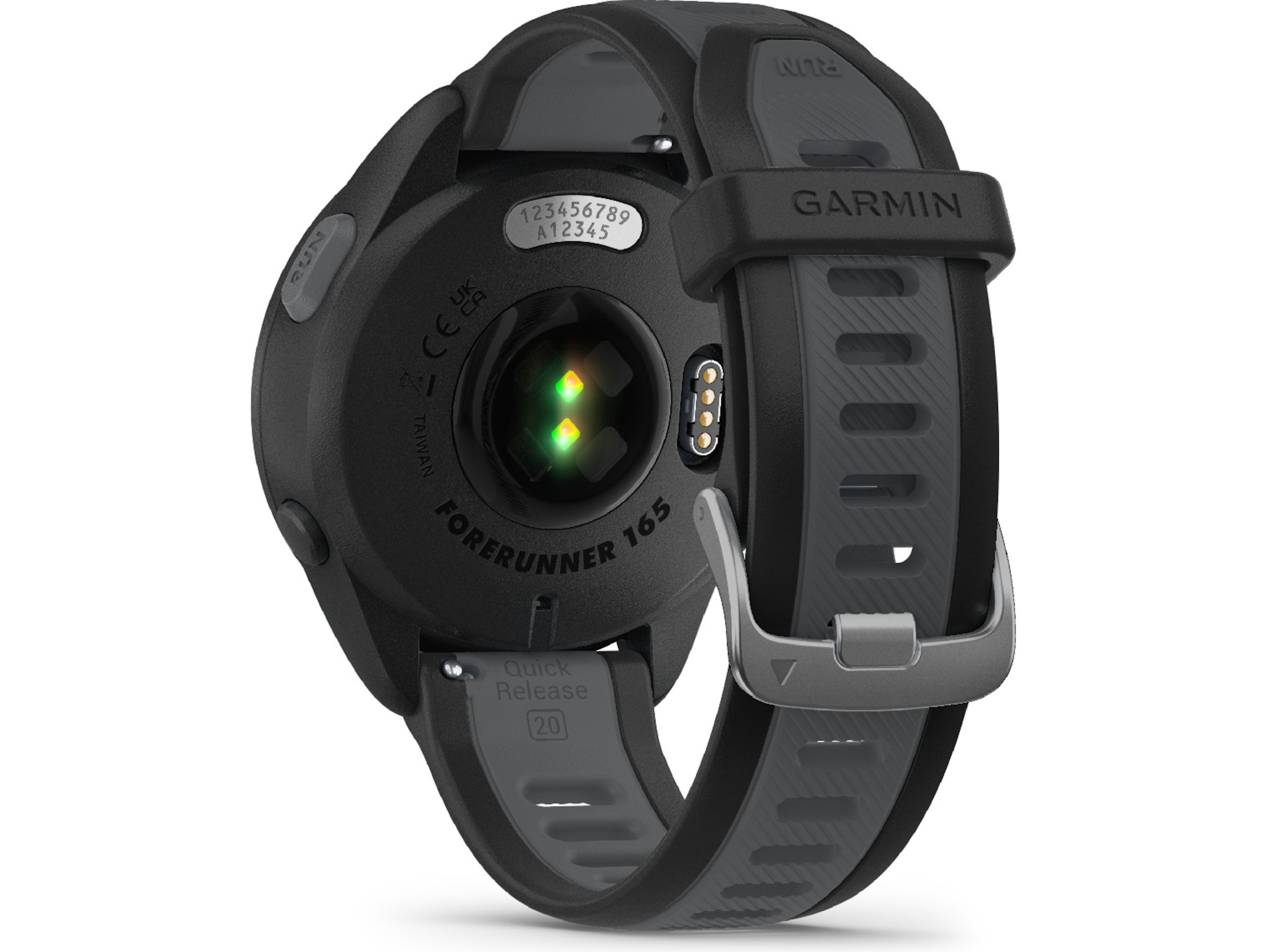 Garmin Forerunner 165 43mm GPS (black/slate gray) Smartklokker