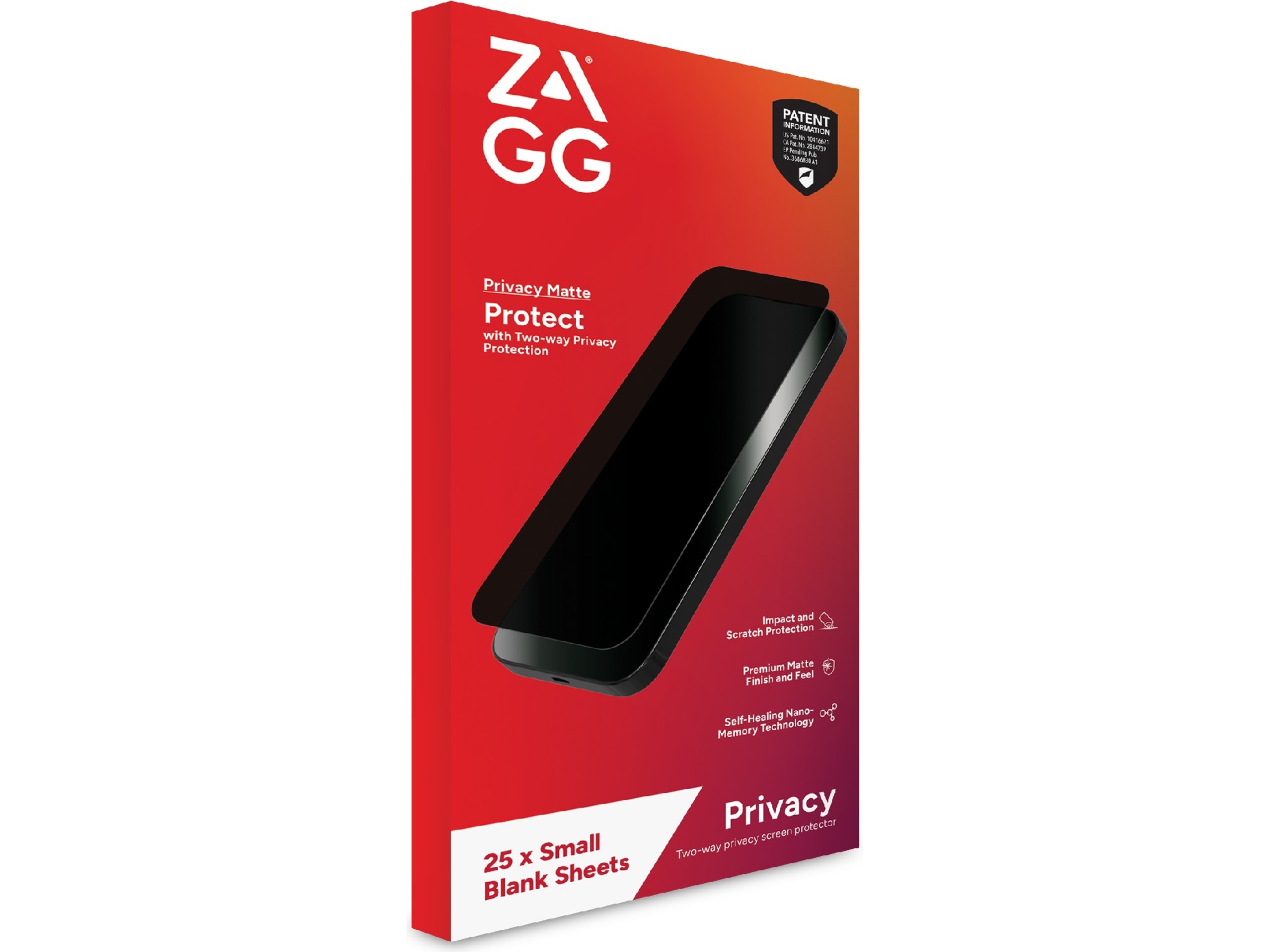 Zagg Privacy Filter skjermbeskytter til mobiltelefon Skjermbeskytter