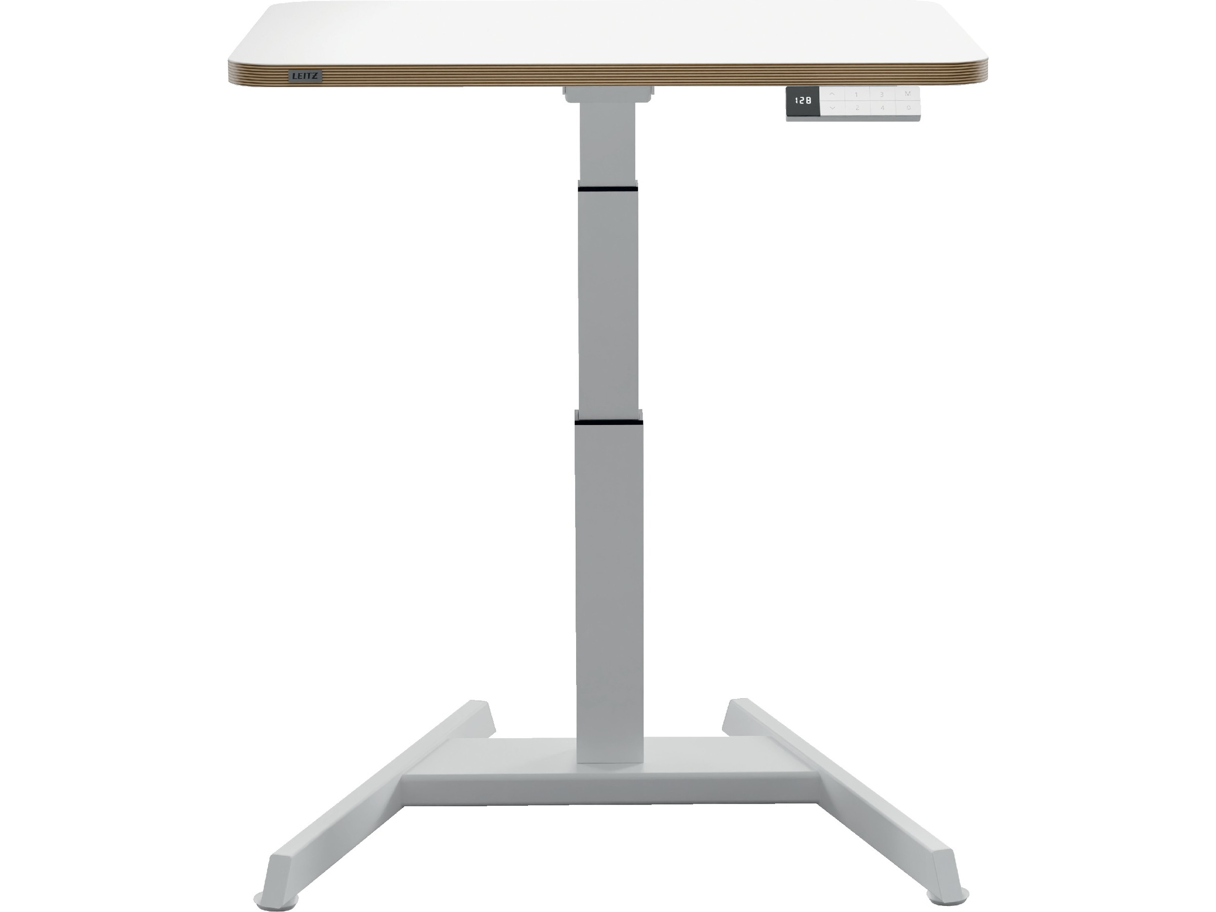 Leitz Ergo Hev-Senk Skrivebord, elektrisk, med påminnelse om å stå opp Skrivebord