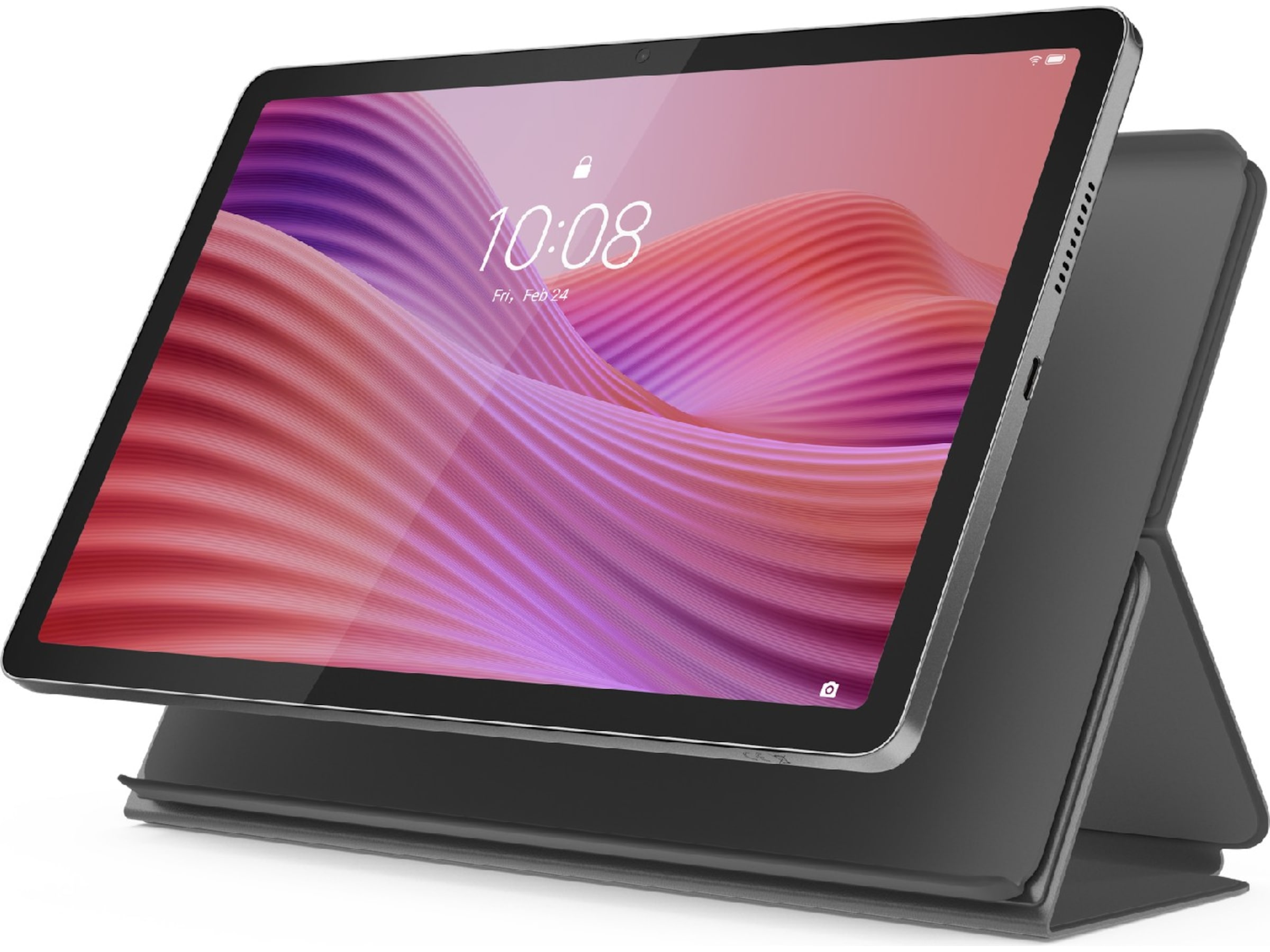 Lenovo Tab 10,1" Folio (grå) Deksel til nettbrett