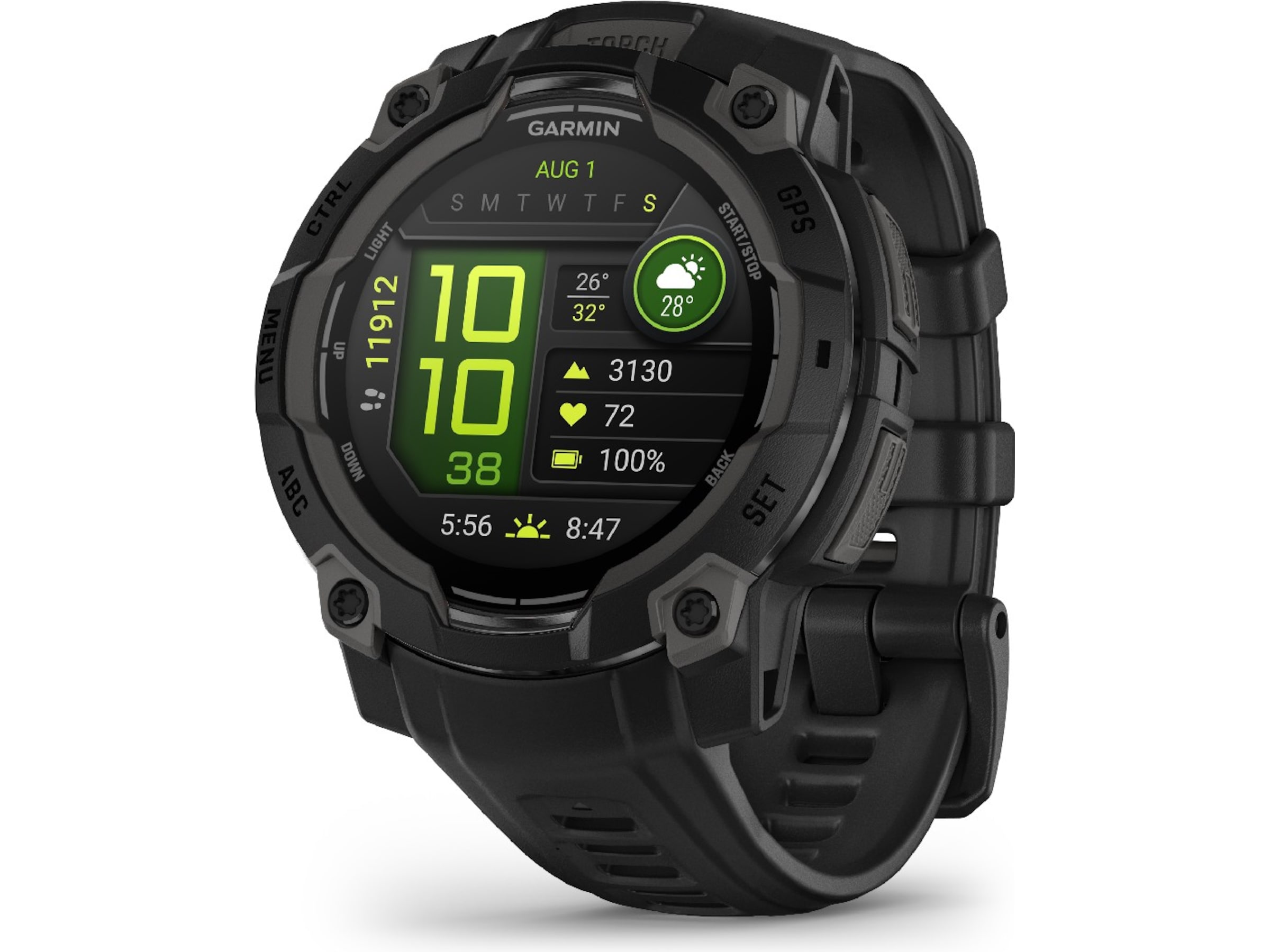 Garmin Instinct 3 AMOLED 45mm (sort) Smartklokker