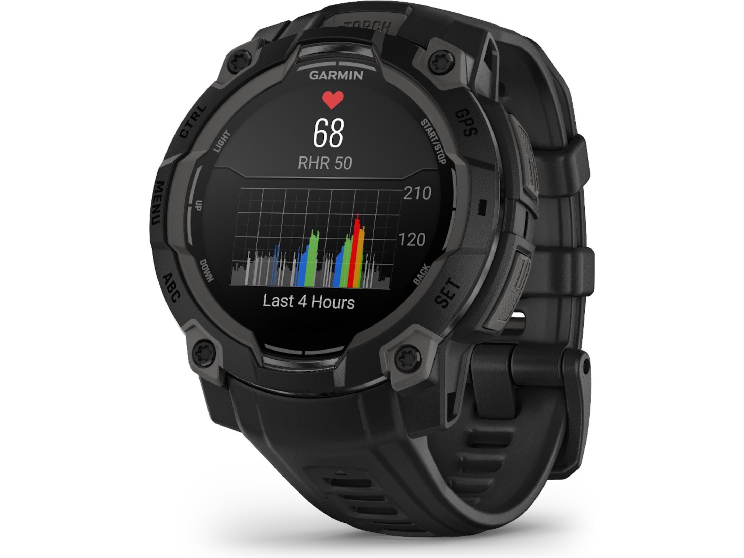 Garmin Instinct 3 AMOLED 45mm (sort) Smartklokker