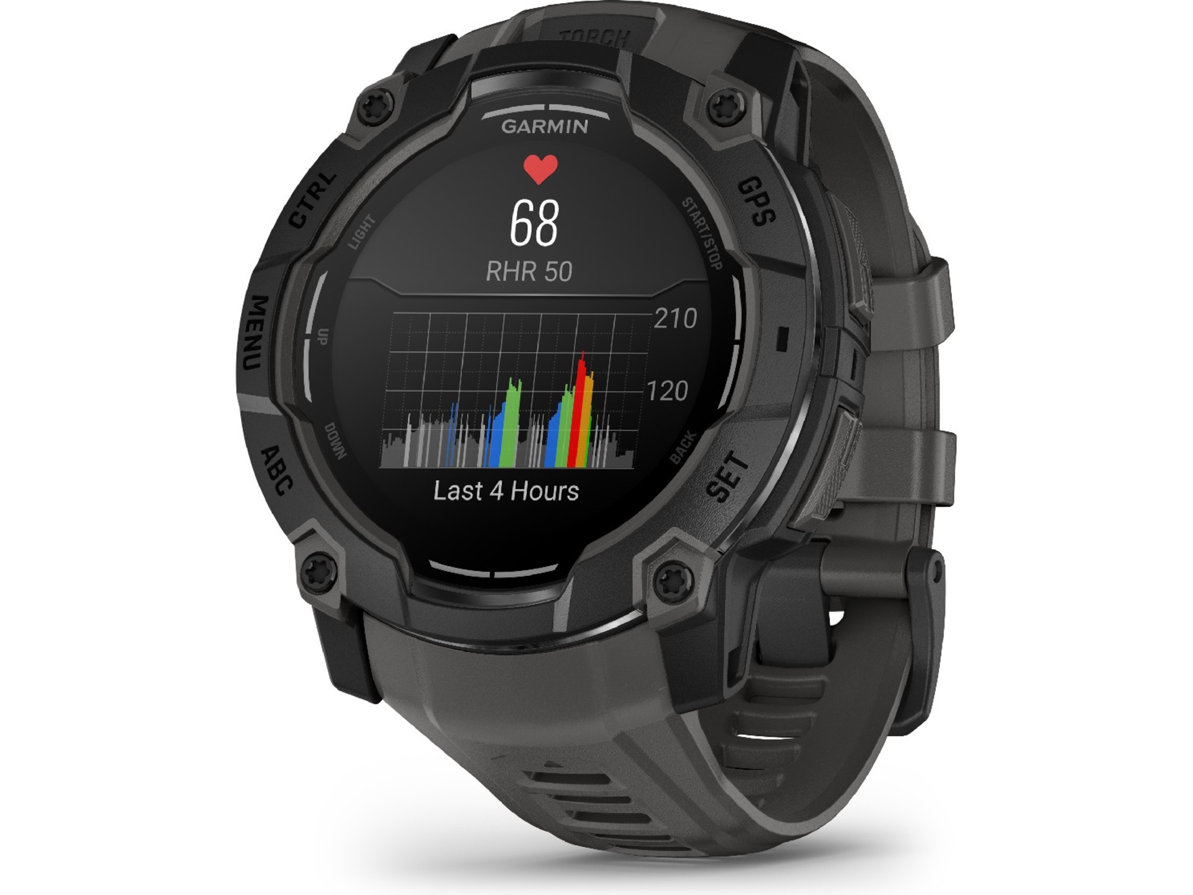 Garmin Instinct 3 AMOLED 50mm (sort/koksgrå) Smartklokker