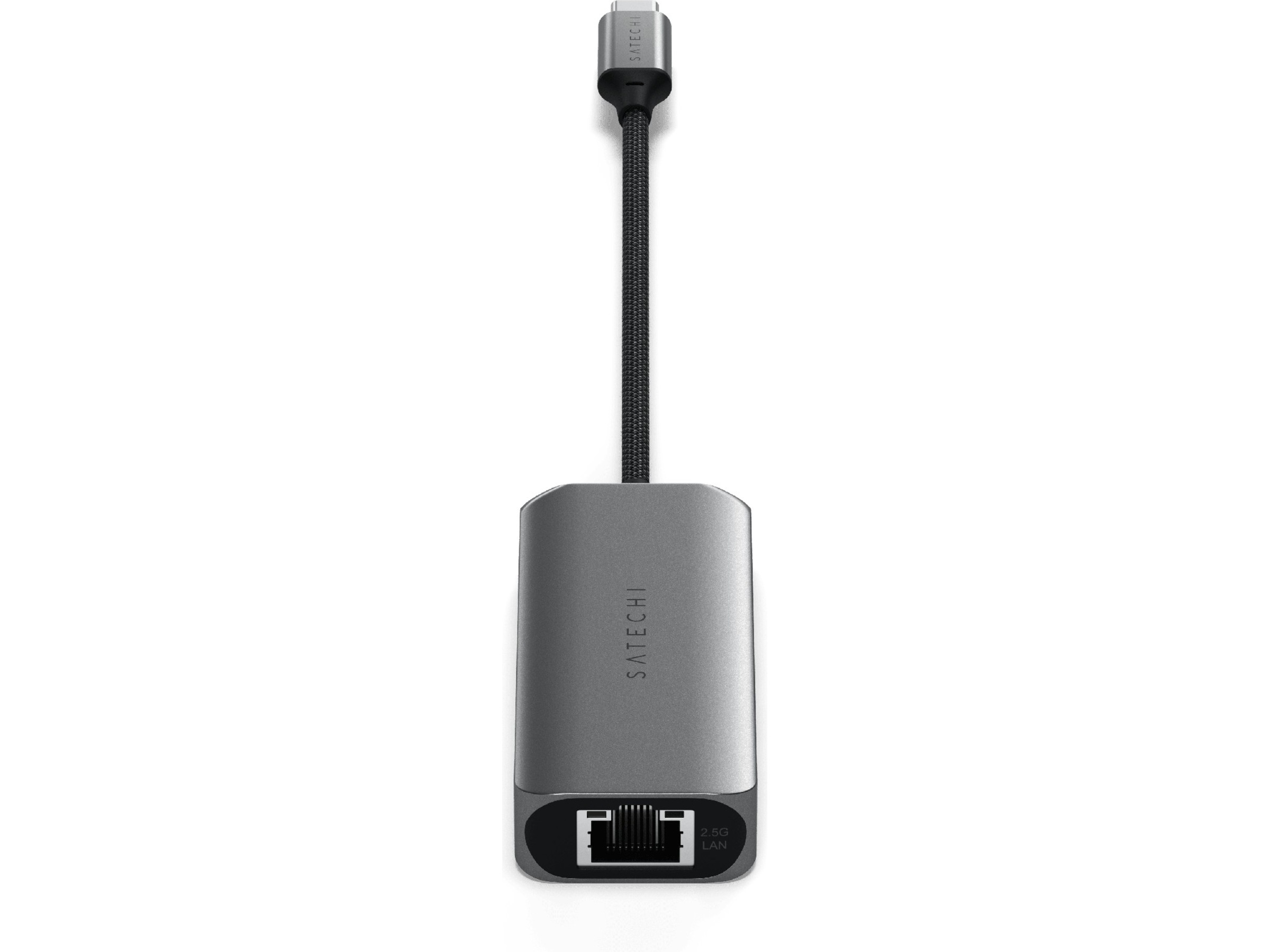 Satechi 4-in-1 USB-C og Ethernet docking (stellargrå) Dockingstasjon & USB-HUB