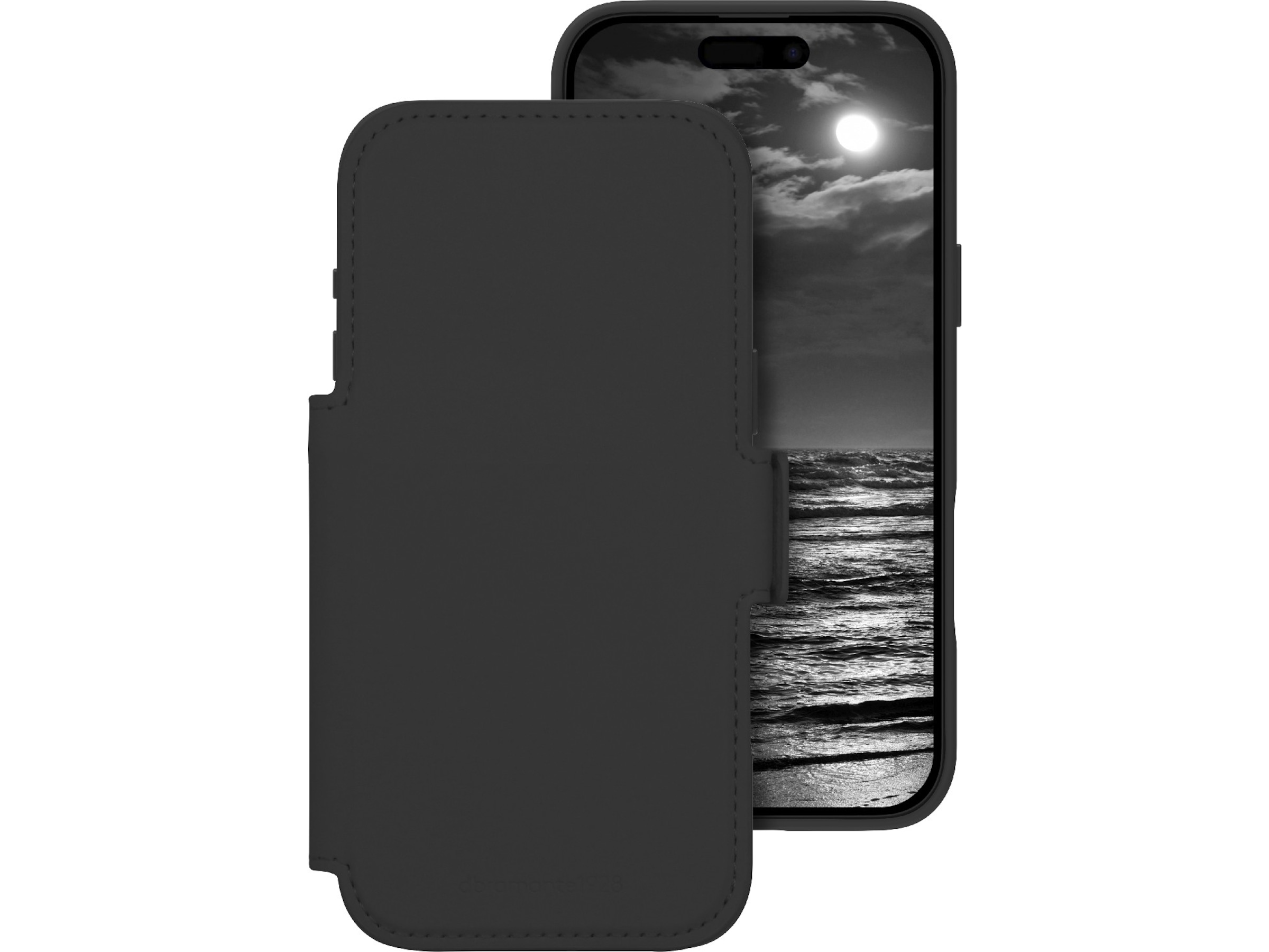 dbramante1928 iPhone 17 Pro Max Lynge 2-i-1 Lommebokdeksel (midnight) Mobildeksel