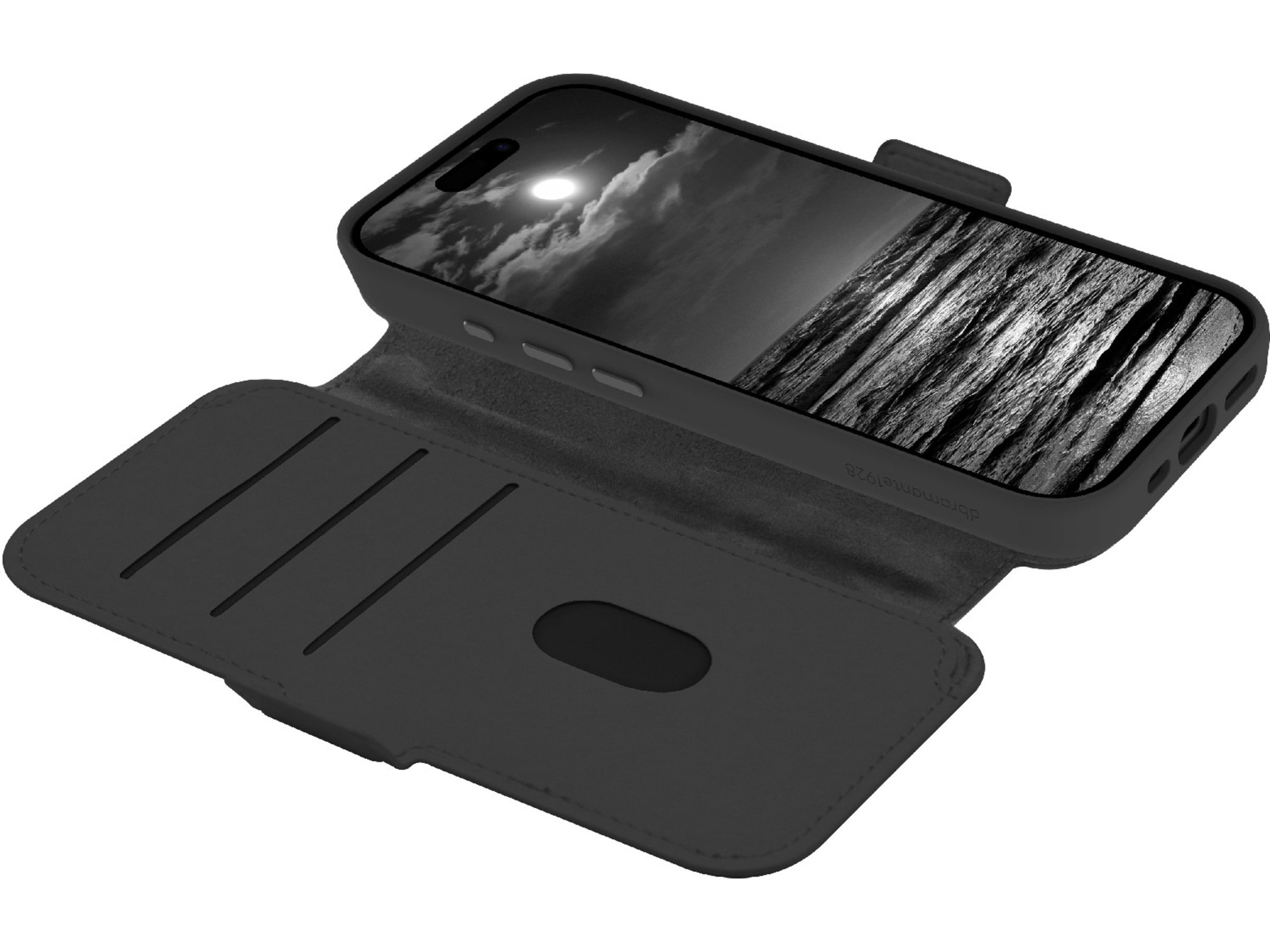 dbramante1928 iPhone 17 Lynge 2-i-1 Lommebokdeksel (midnight) Mobildeksel