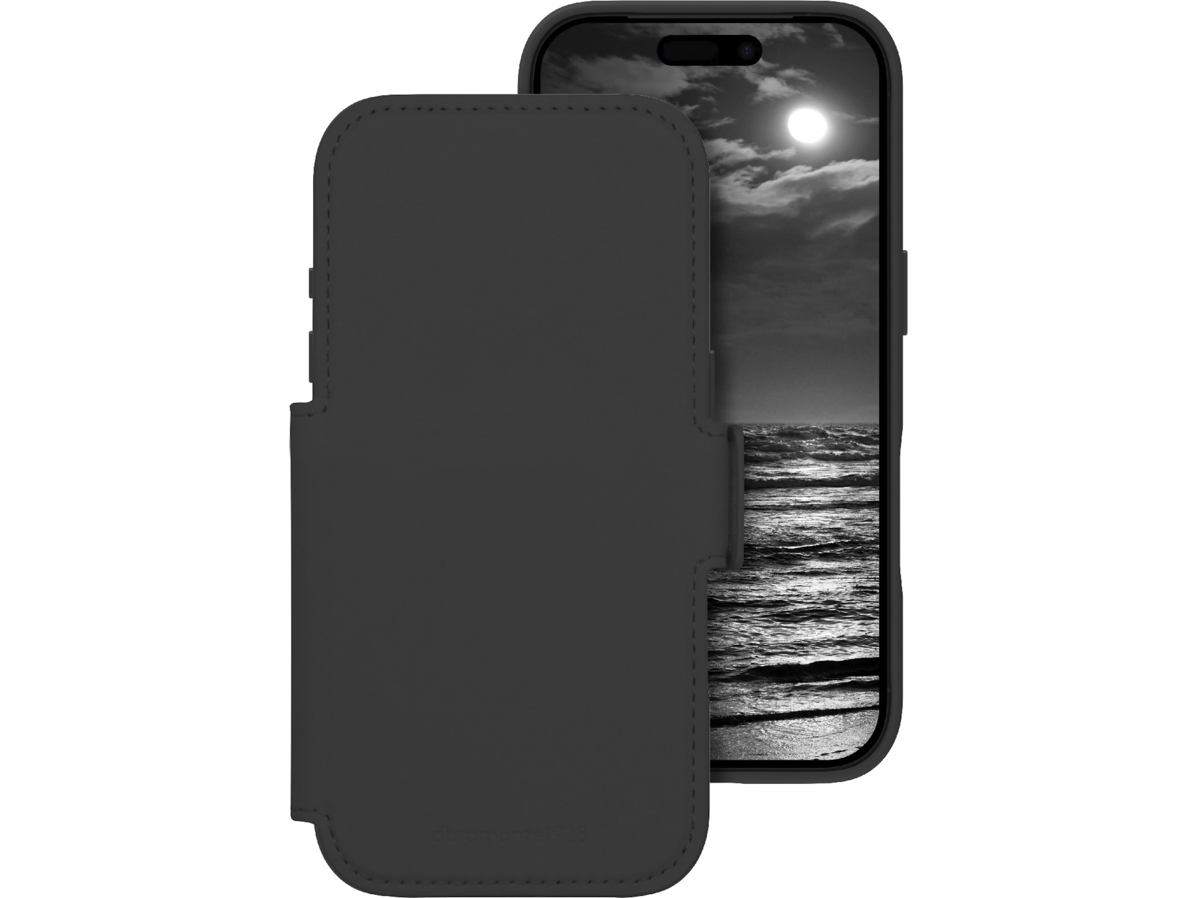 dbramante1928 iPhone 17 Pro Lynge 2-i-1 Lommebokdeksel (midnight) Mobildeksel