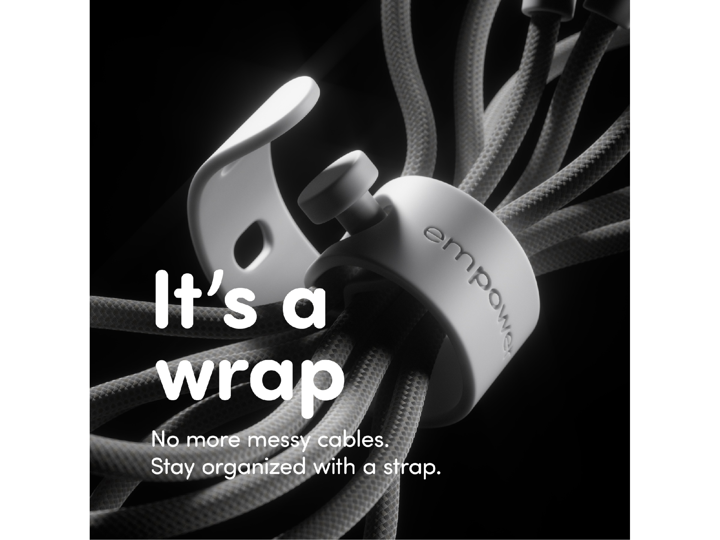 PanzerGlass Racing 60W USB-C kabel, 2m (sort) USB-kabler