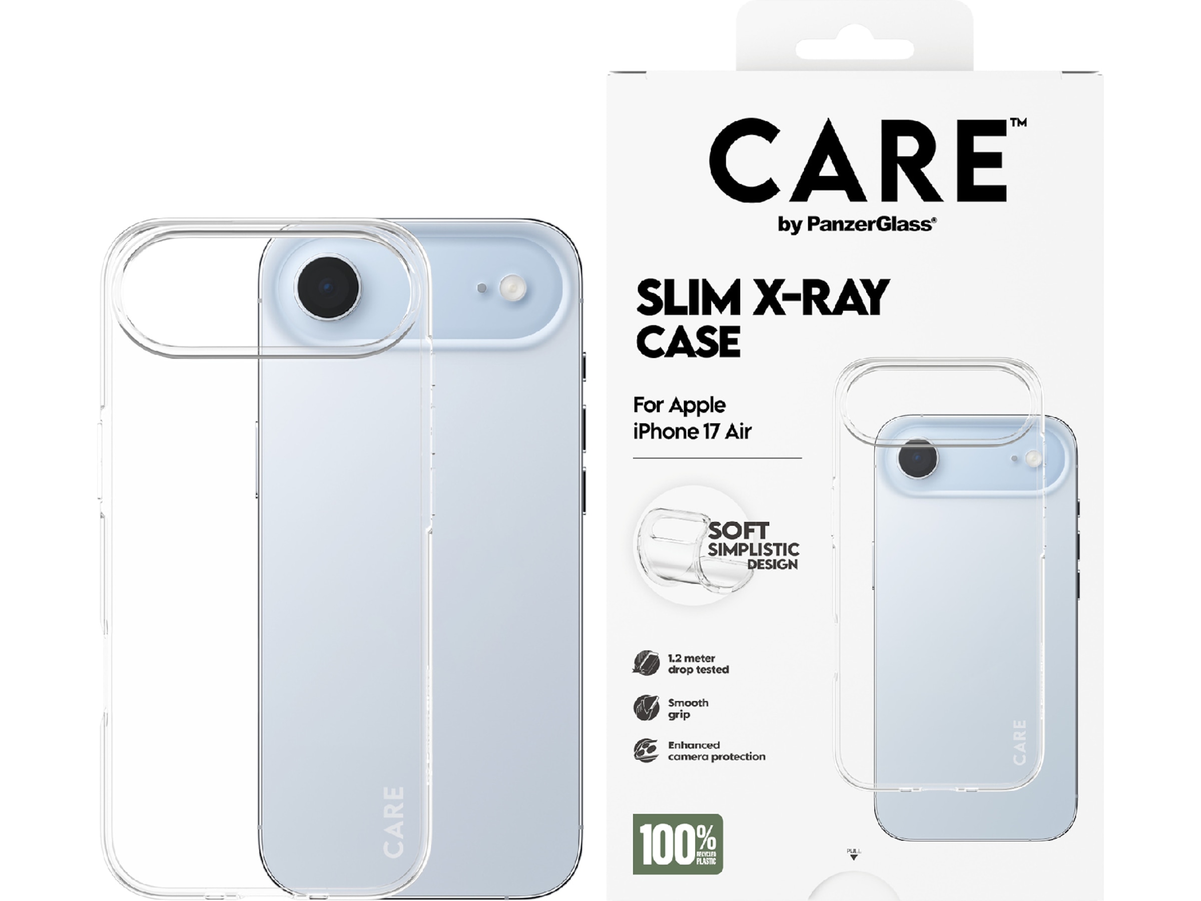 PanzerGlass CARE iPhone Air Fashion Silikondeksel (gjennomsiktig) Mobildeksel