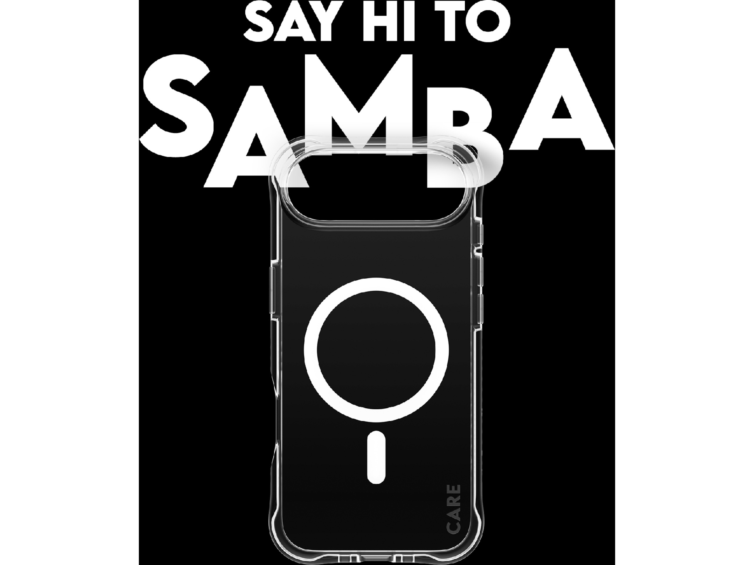 PanzerGlass CARE iPhone Air Samba Hardcase deksel (gjennomsiktig/hvit) Mobildeksel