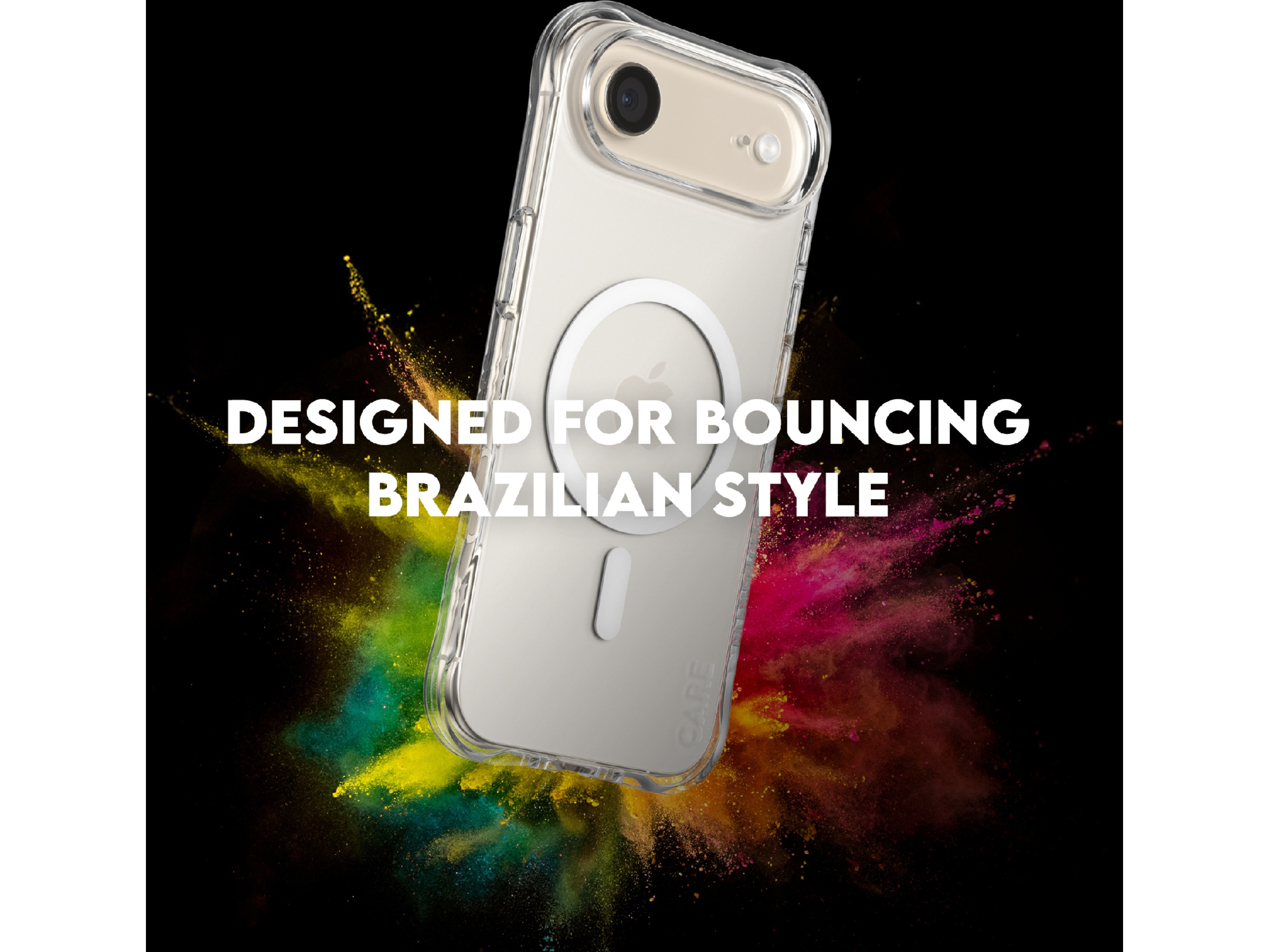 PanzerGlass CARE iPhone Air Samba Hardcase deksel (gjennomsiktig/hvit) Mobildeksel