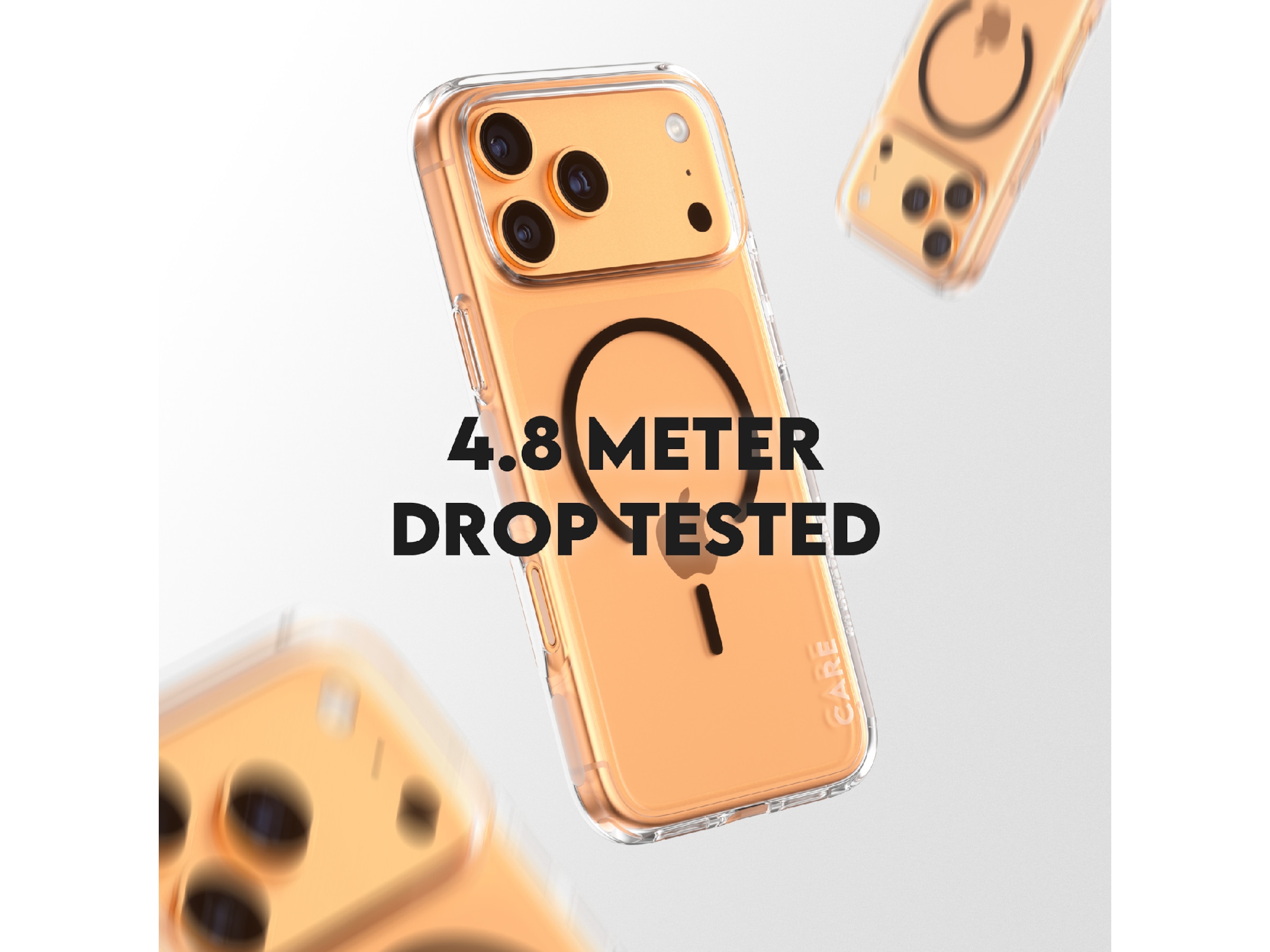 PanzerGlass CARE iPhone 17 Pro Max Urban Explorer deksel (gjennomsiktig/sort) Mobildeksel