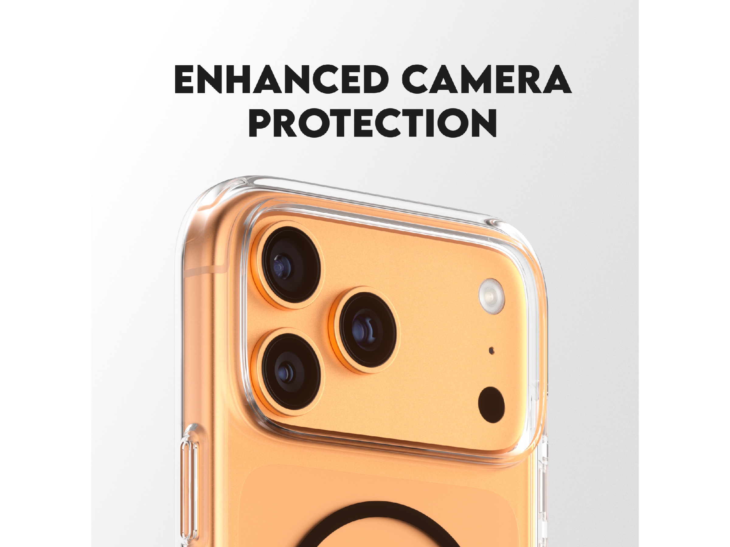 PanzerGlass CARE iPhone 17 Pro Max Urban Explorer deksel (gjennomsiktig/sort) Mobildeksel