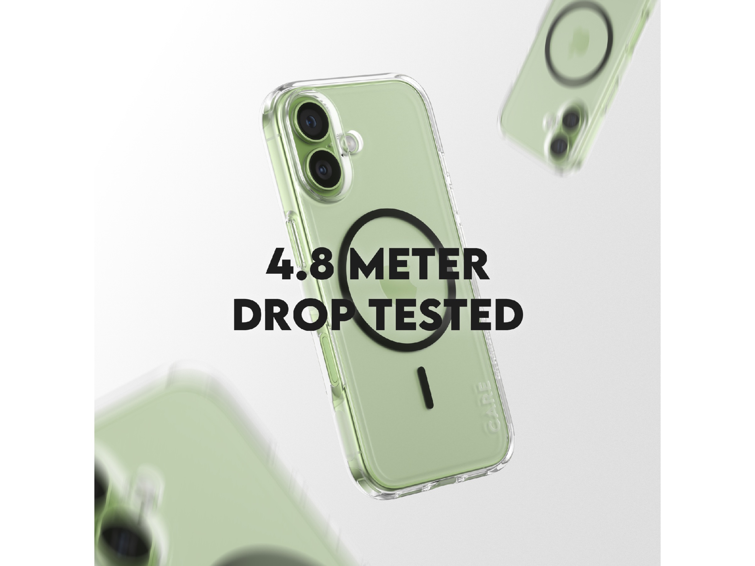 PanzerGlass CARE iPhone 17 Urban Explorer deksel (gjennomsiktig/sort) Mobildeksel