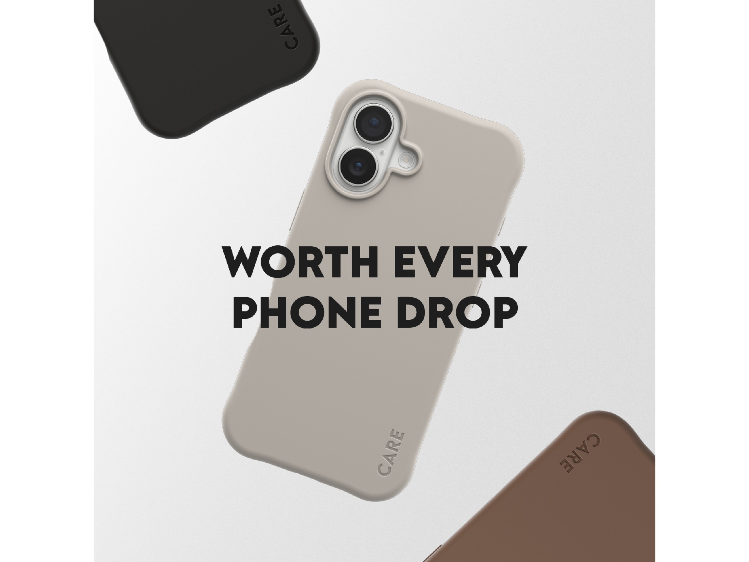 PanzerGlass CARE iPhone 17 Samba Hardcase deksel (sort) Mobildeksel