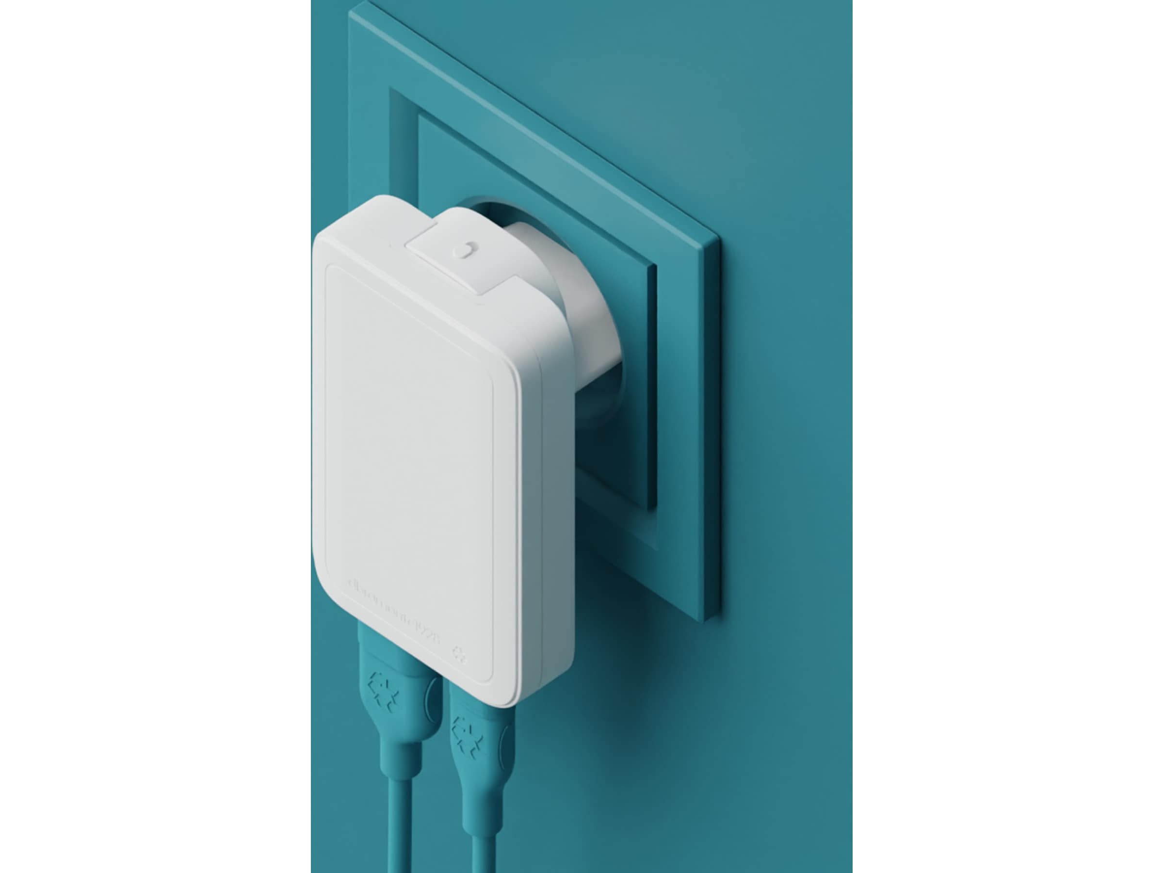 dbramante1928 re-charge Pro EU/US Slim Vegglader (hvit) Mobilladere