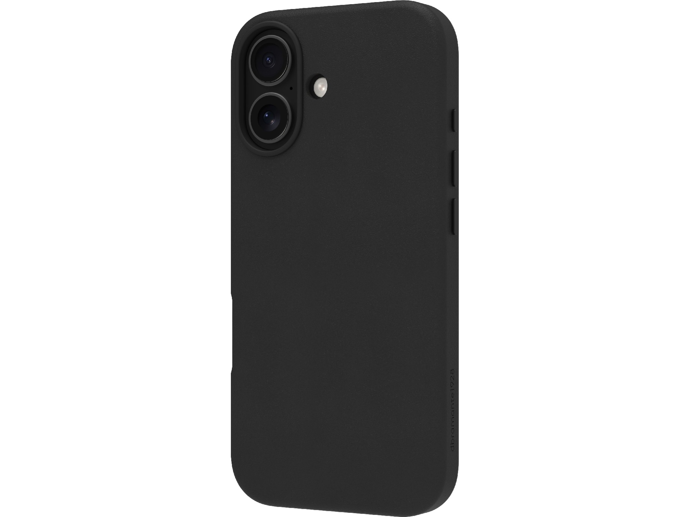 dbramante1928 iPhone 17 Roskilde skinndeksel (sort) Mobildeksel