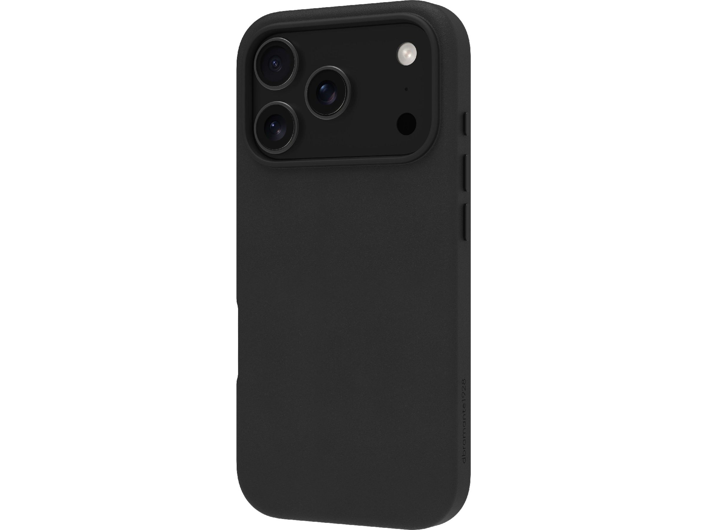 dbramante1928 iPhone 17 Pro Roskilde skinndeksel (sort) Mobildeksel