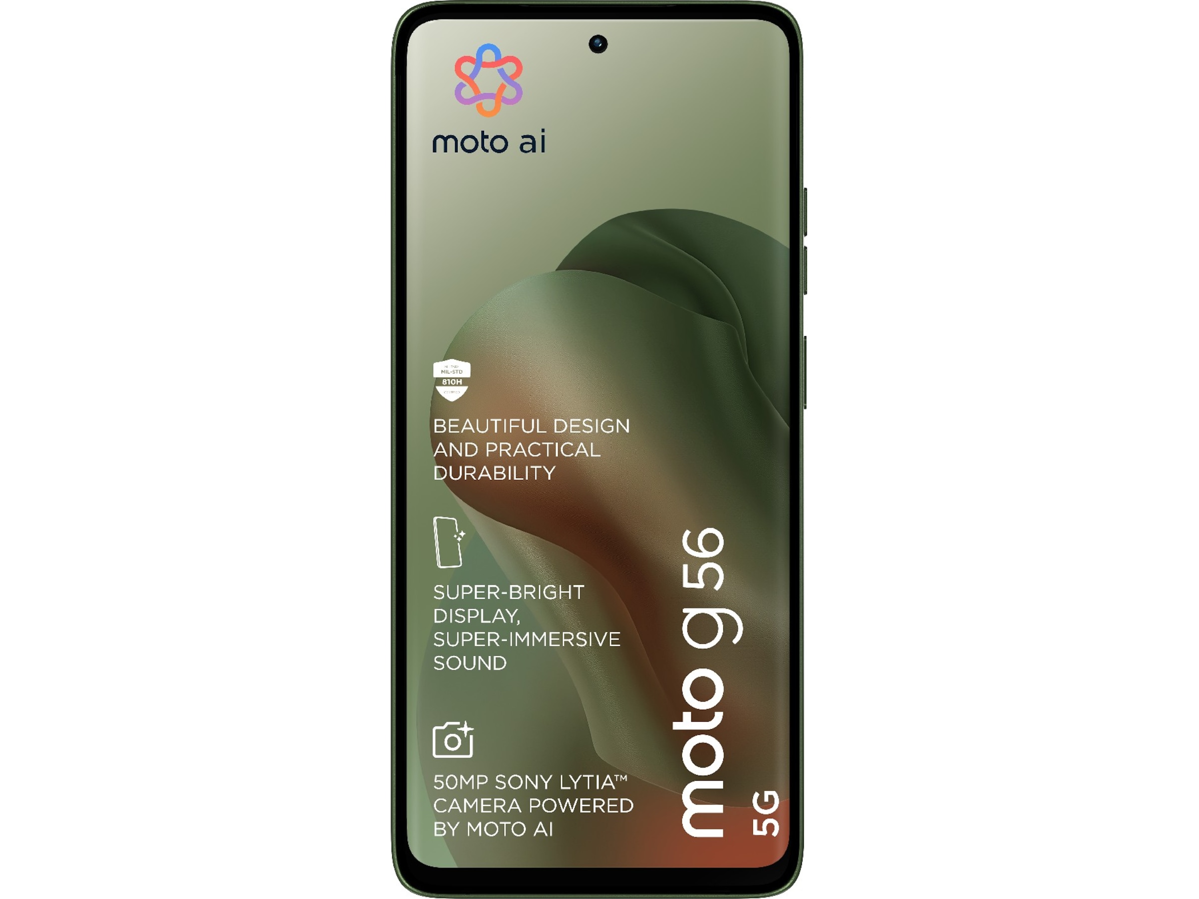 Motorola G56 256GB (dill) Mobiltelefoner