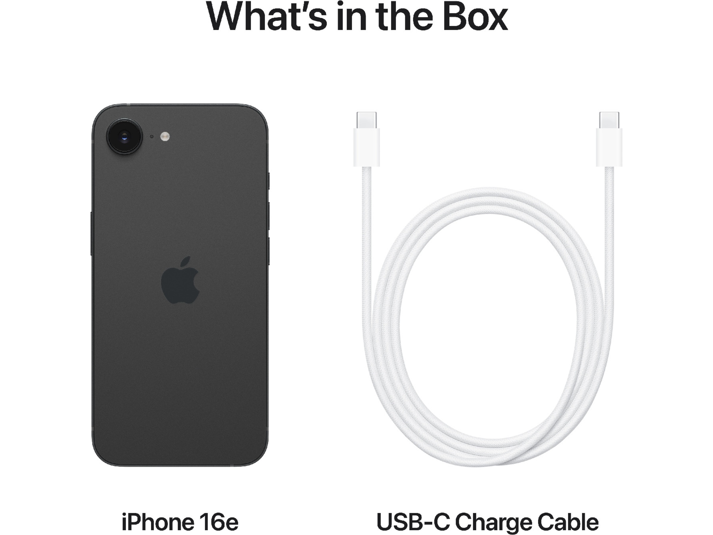 iPhone 16e 256GB (sort) Demo mobiltelefoner