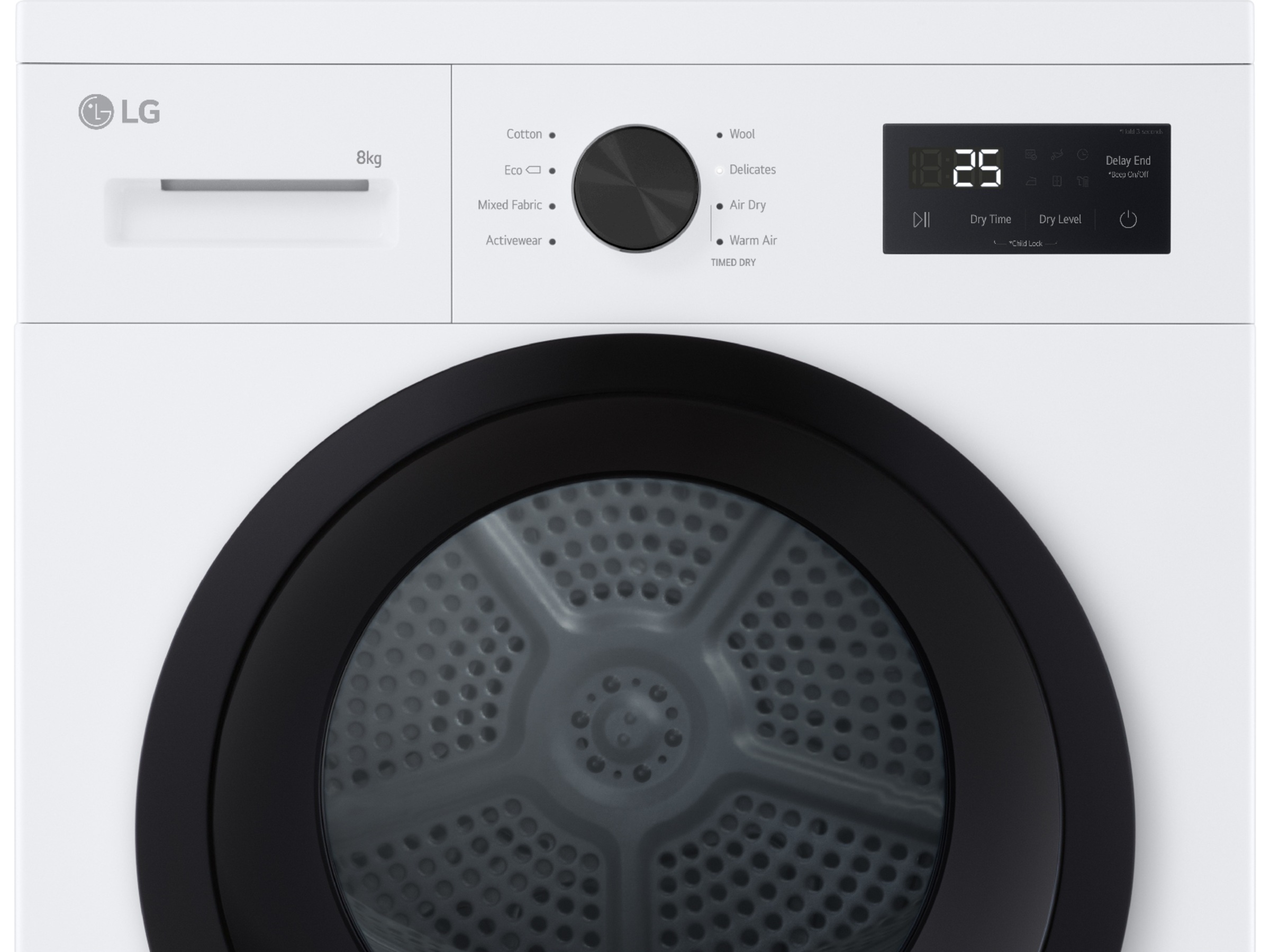 LG RHA1008NWKBLG Tørketrommel (hvit) -B-Grade Demo vask & tørk