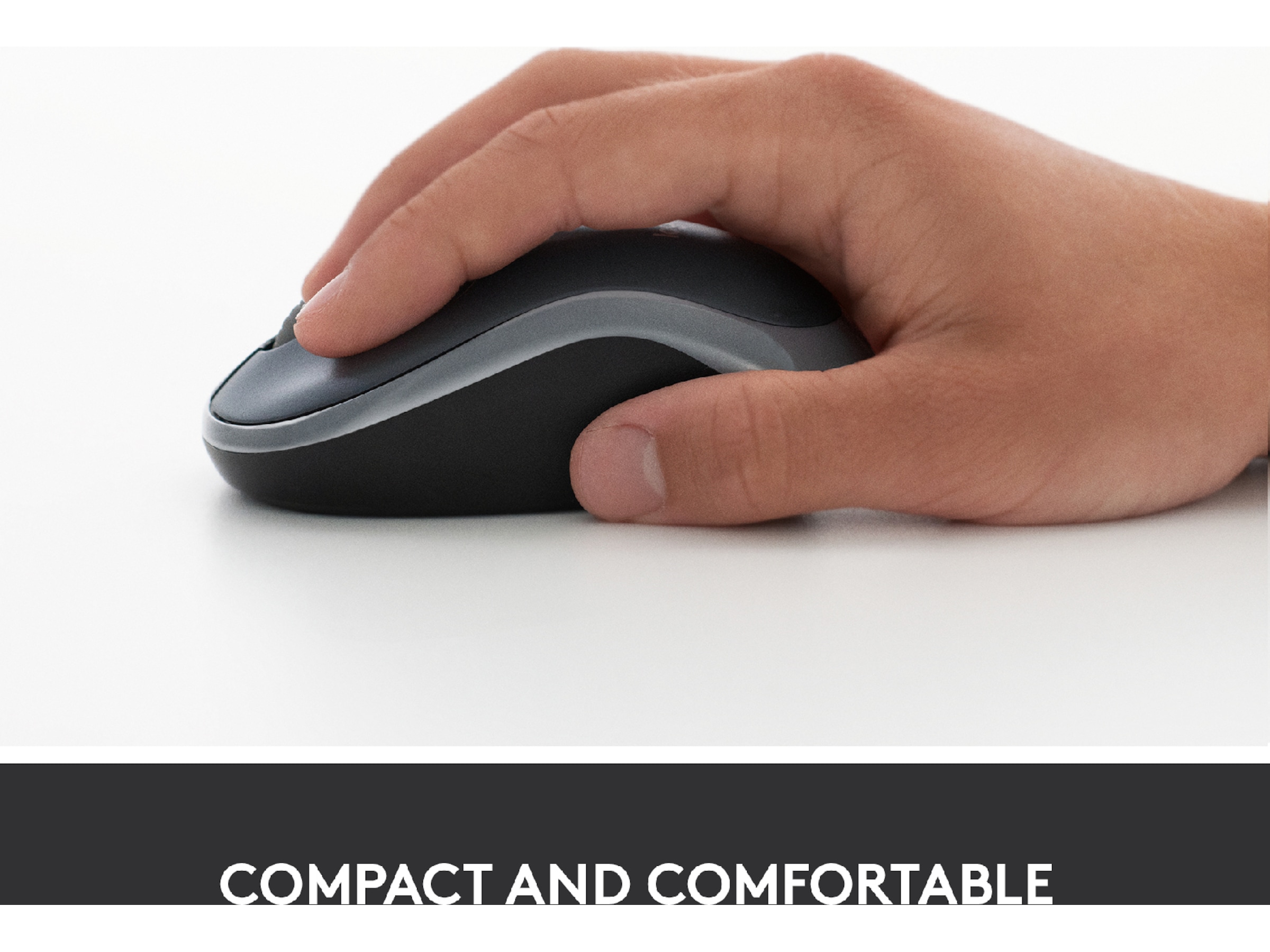 Logitech M185 Trådløs Mus Swift Grey Mus