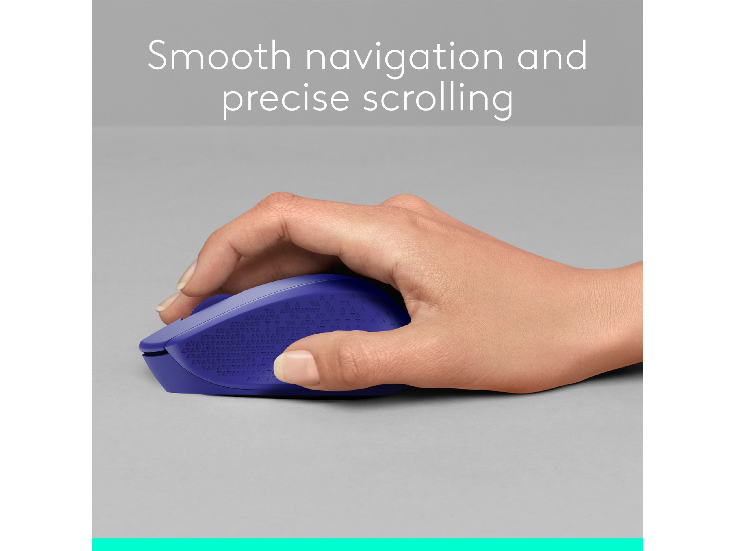 Logitech M330 Silent Plus Trådløs Blå Mus