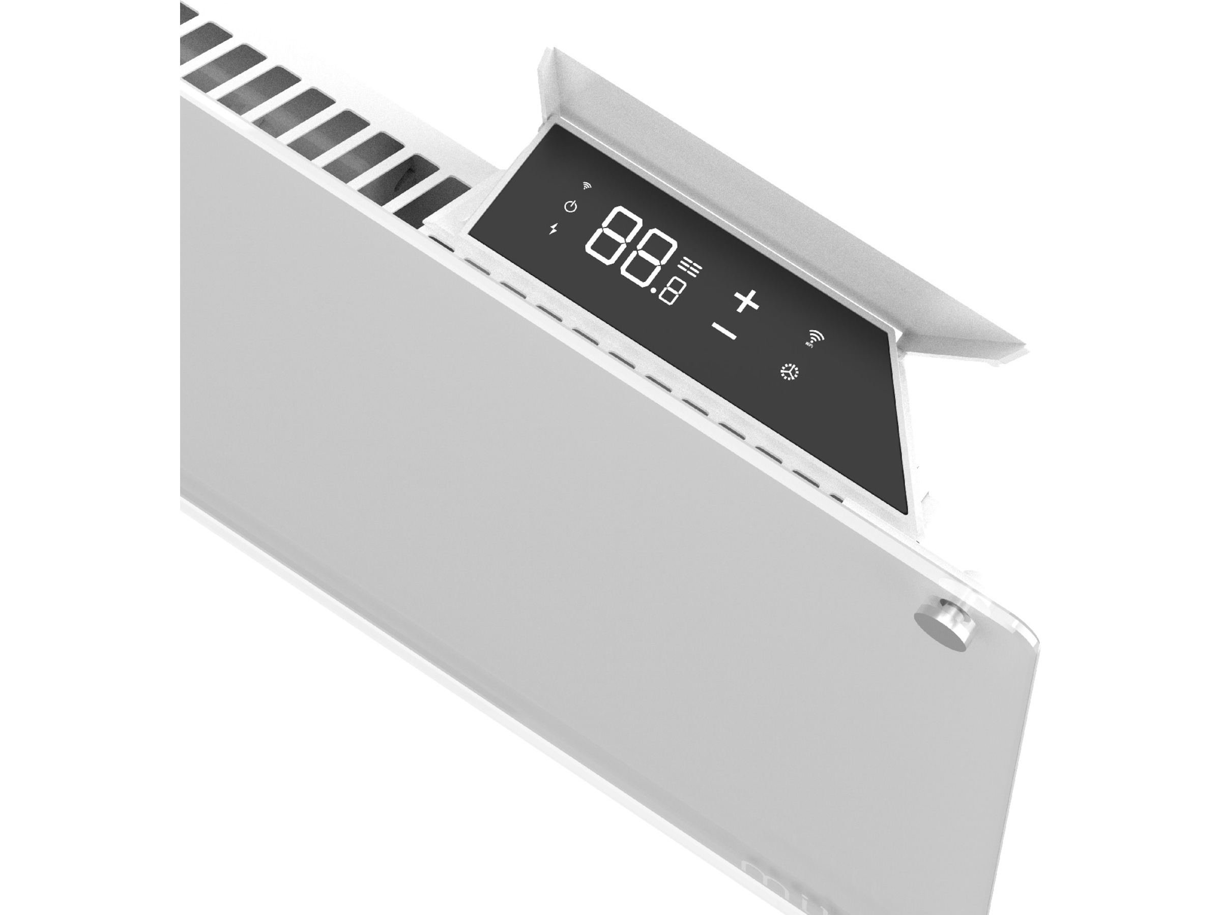 Mill Glass WiFi Gen 3 panelovn 400W  (hvit) Panelovner