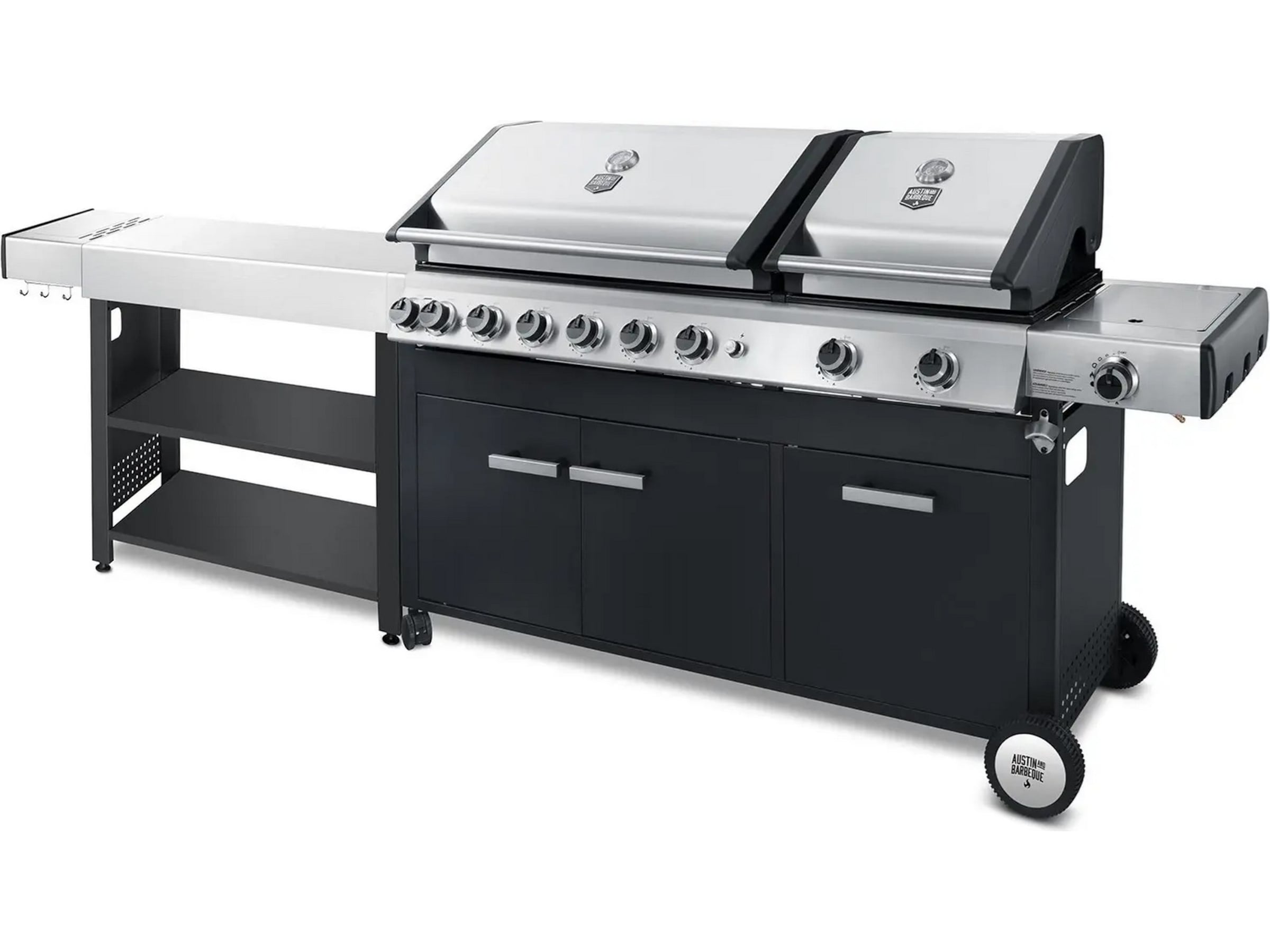 Austin and Barbeque Gassgrill 8+2 brennere Grill