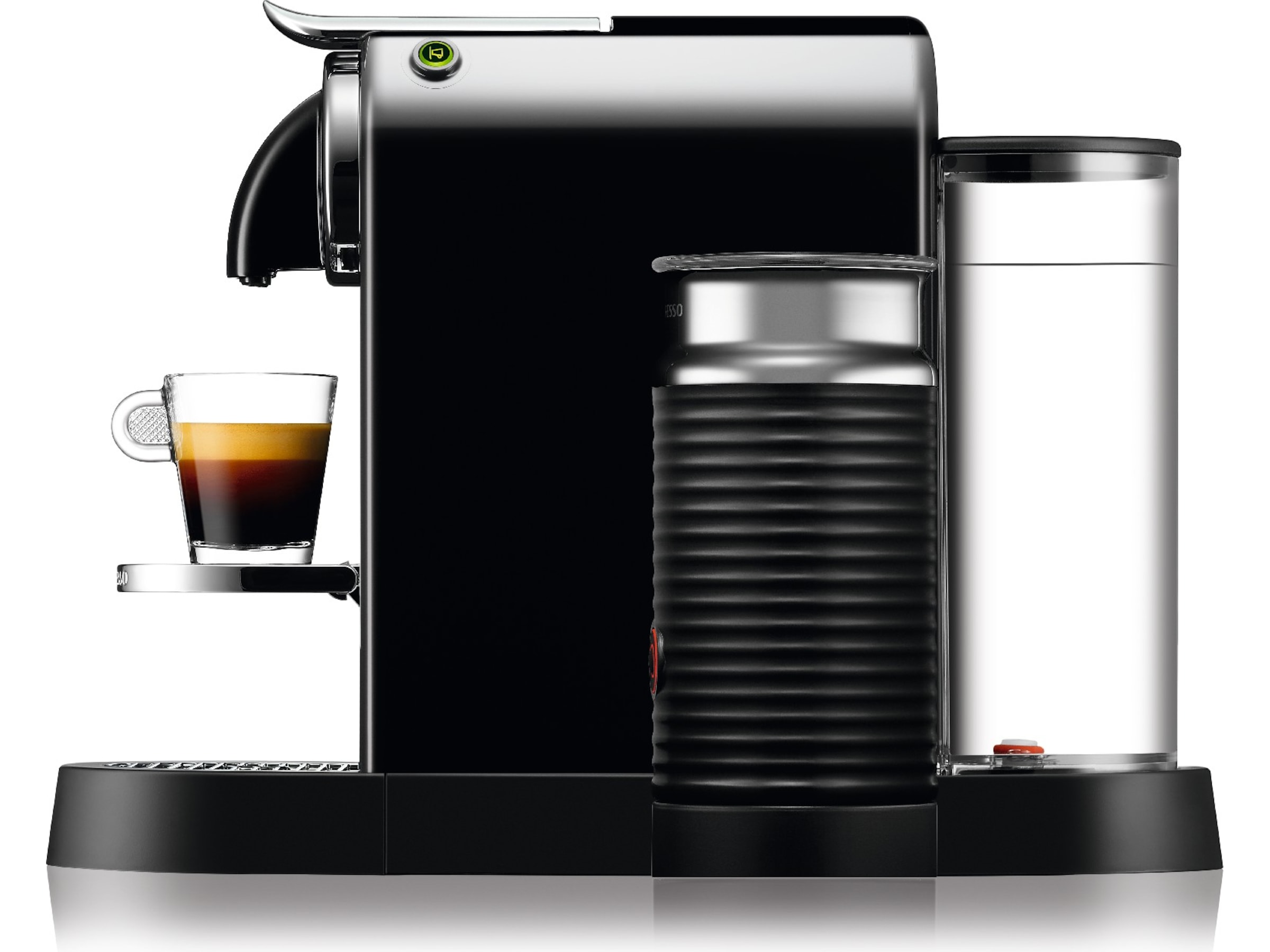 NESPRESSO CitiZ&milk fra DeLonghi® Kapselmaskin (sort) Kapselmaskiner