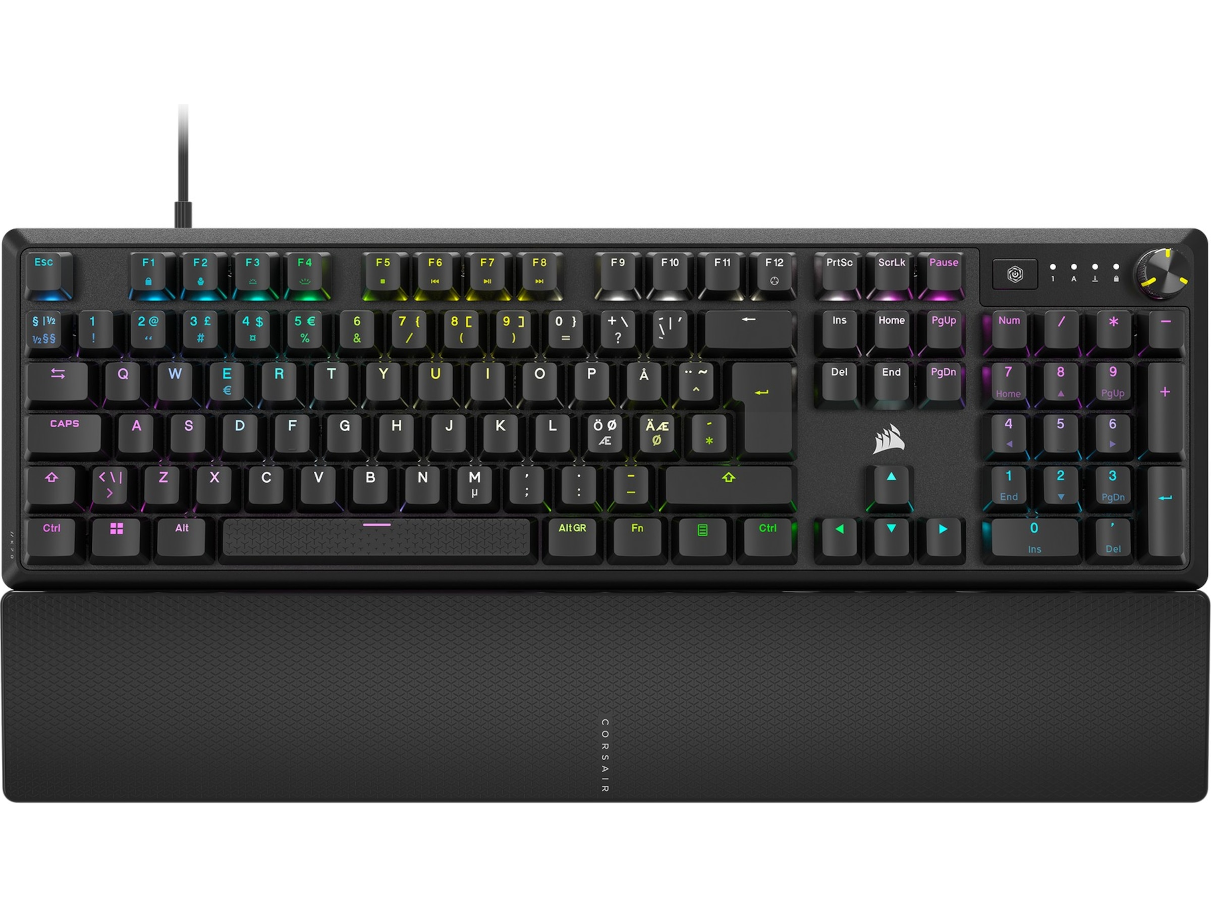 Corsair K70 Core RGB gamingtastatur (sort) Gamingtastatur