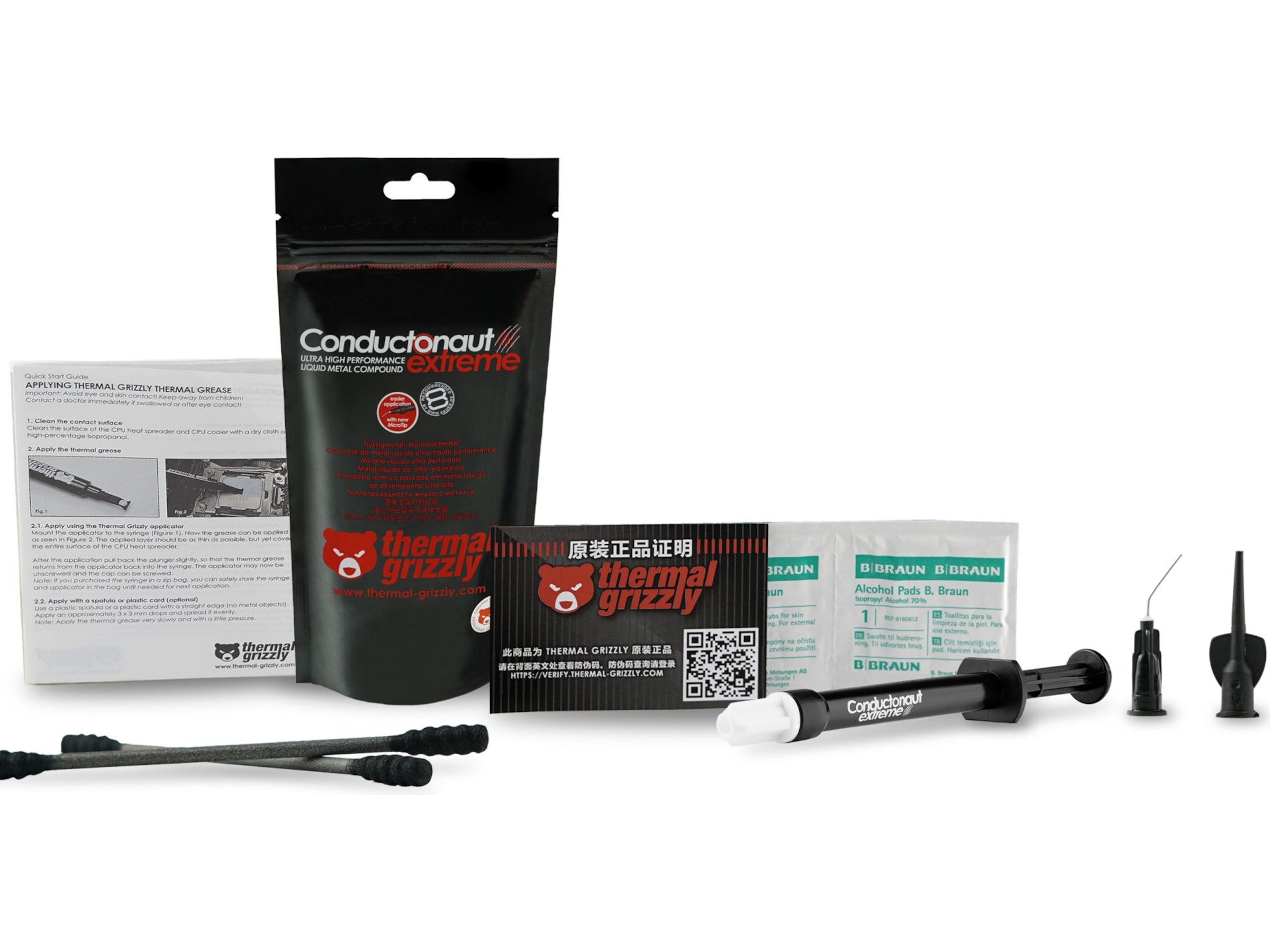 Thermal Grizzly Conductonaut Extreme 1g Kjølepasta Kjølepasta