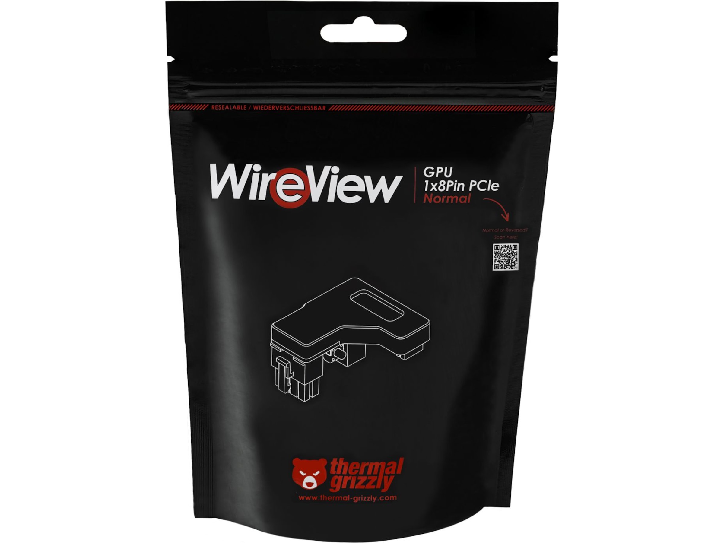 Thermal Grizzly WireView GPU 1x8Pin PCIe Normal Tilbehør