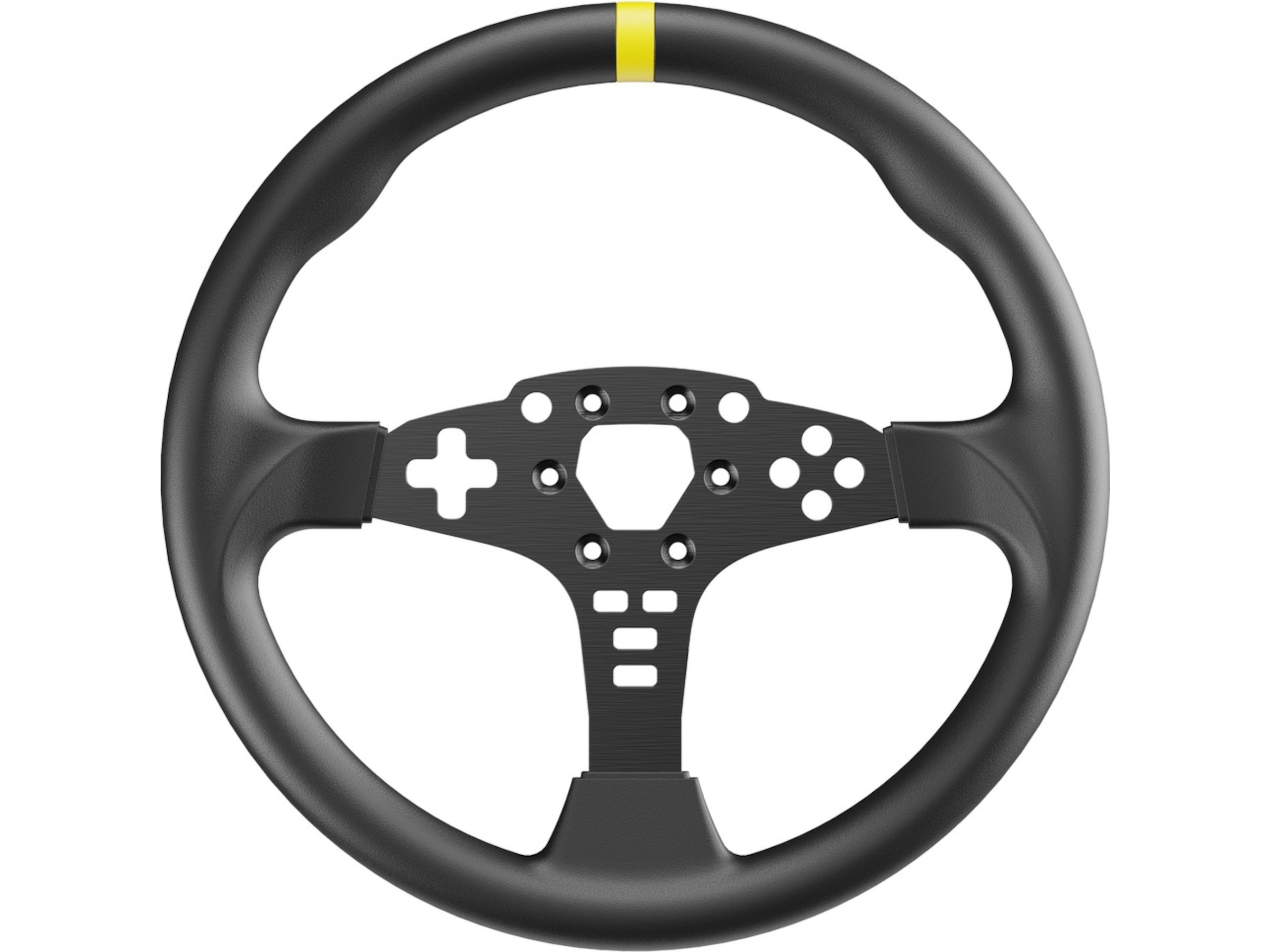 Moza Racing 12-inch Round Wheel Mod for ES Ratt og pedaler