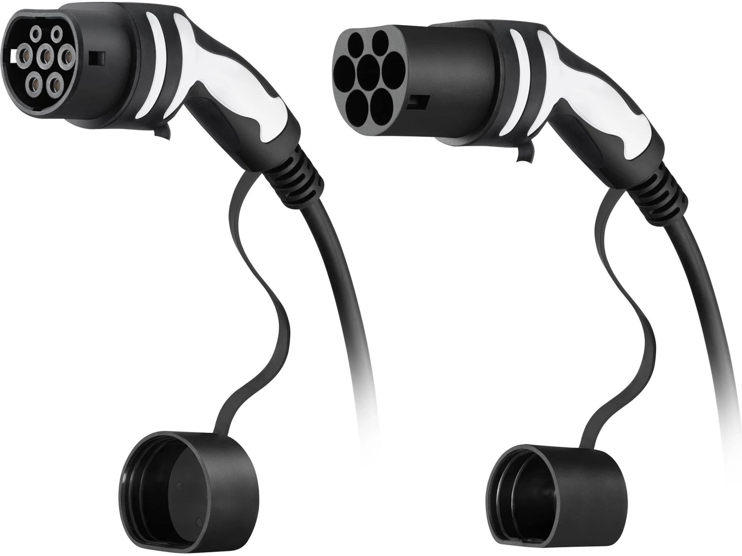 Freev EV-Charge 3000 Type 2 ladekabel 5m (sort/hvit) Ladekabler til elbil