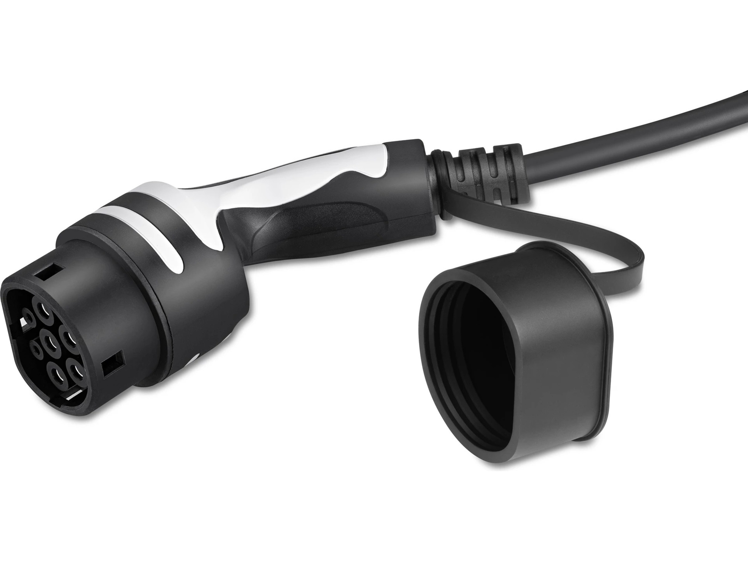 Freev EV-Charge 3000 Type 2 ladekabel 5m (sort/hvit) Ladekabler til elbil