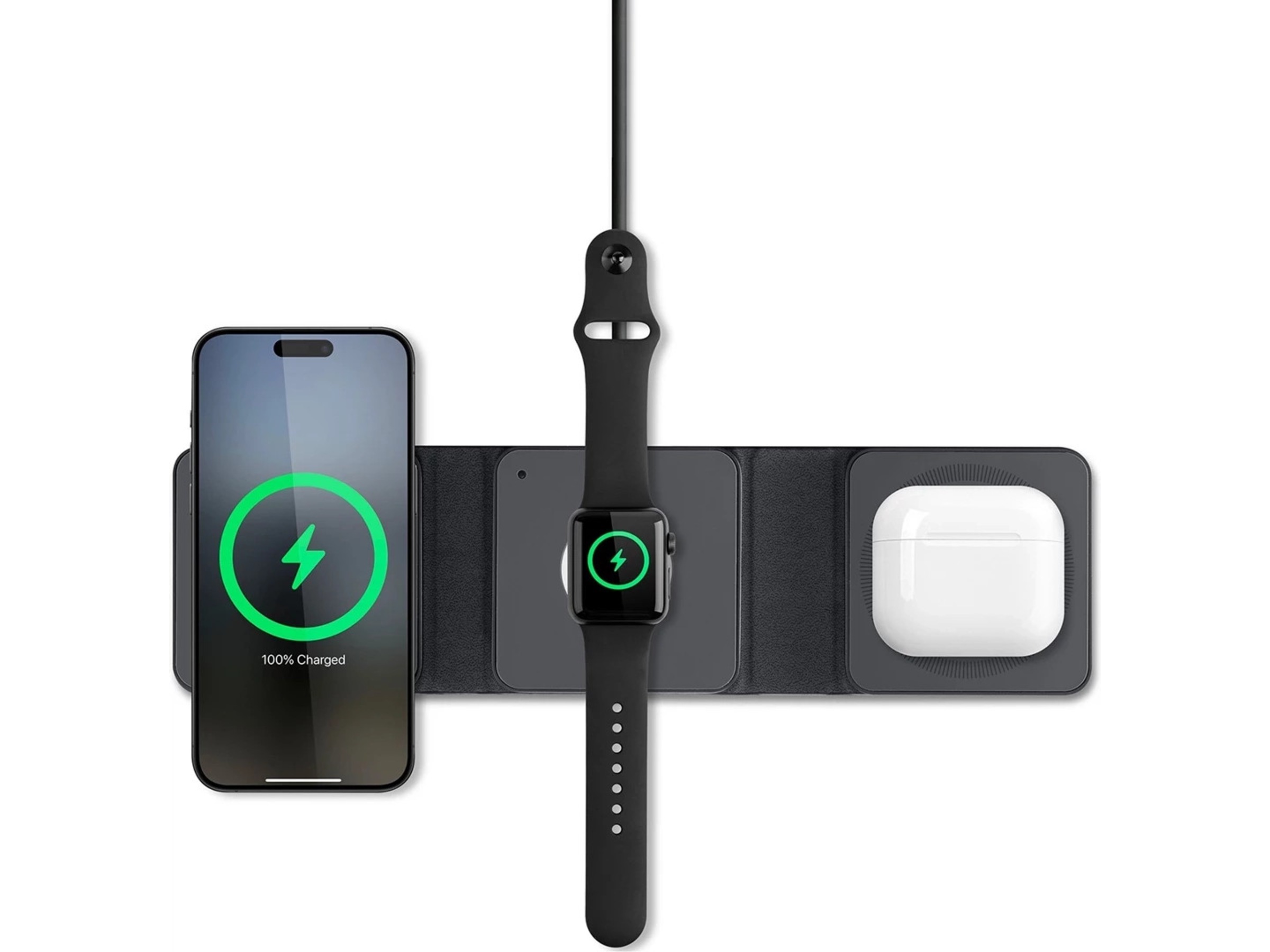 Andersson WSC Q2000 Qi Magnetisk 3-i-1 trådløs lader Trådløs lader