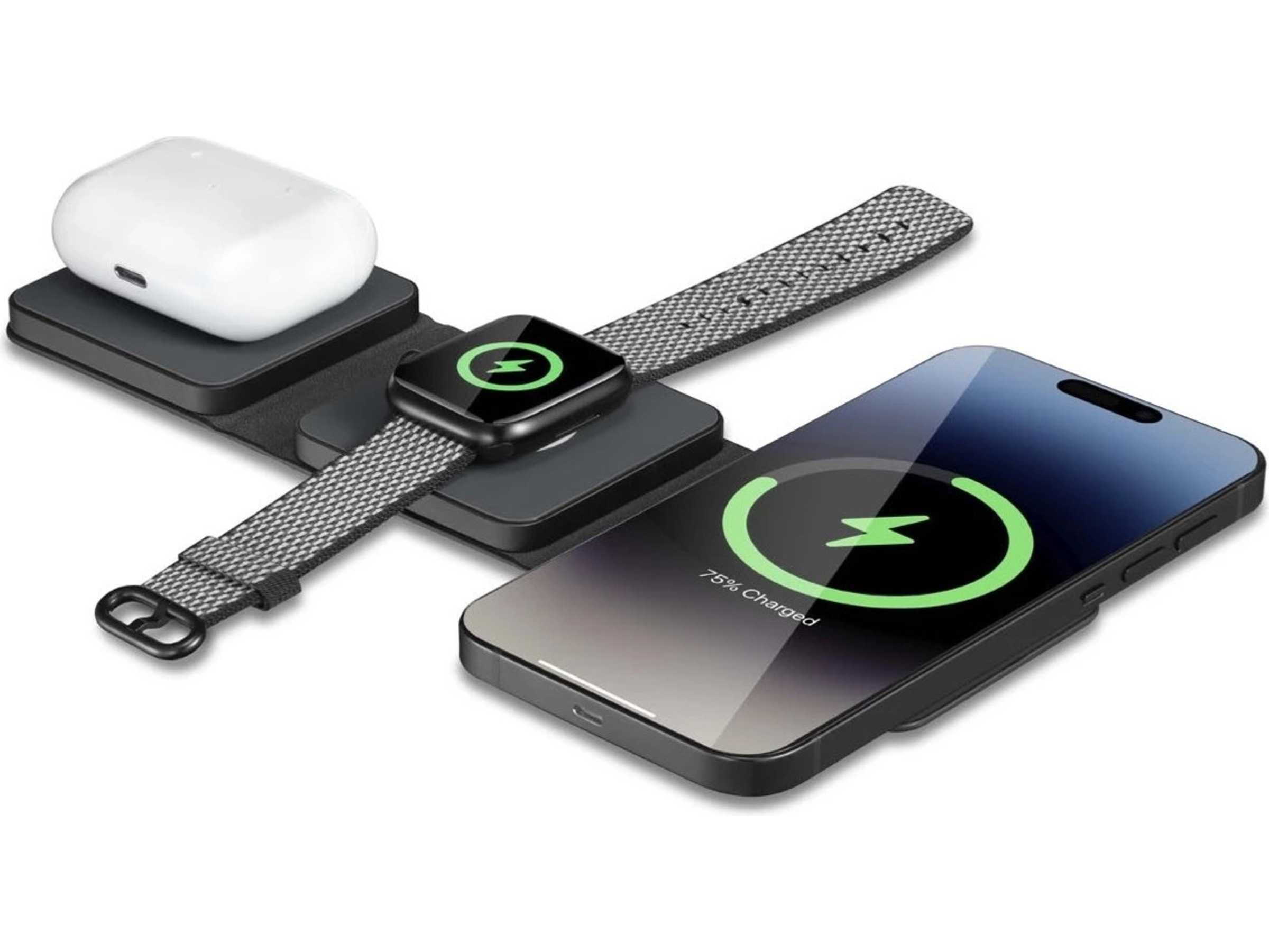 Andersson WSC Q2000 Qi Magnetisk 3-i-1 trådløs lader Trådløs lader